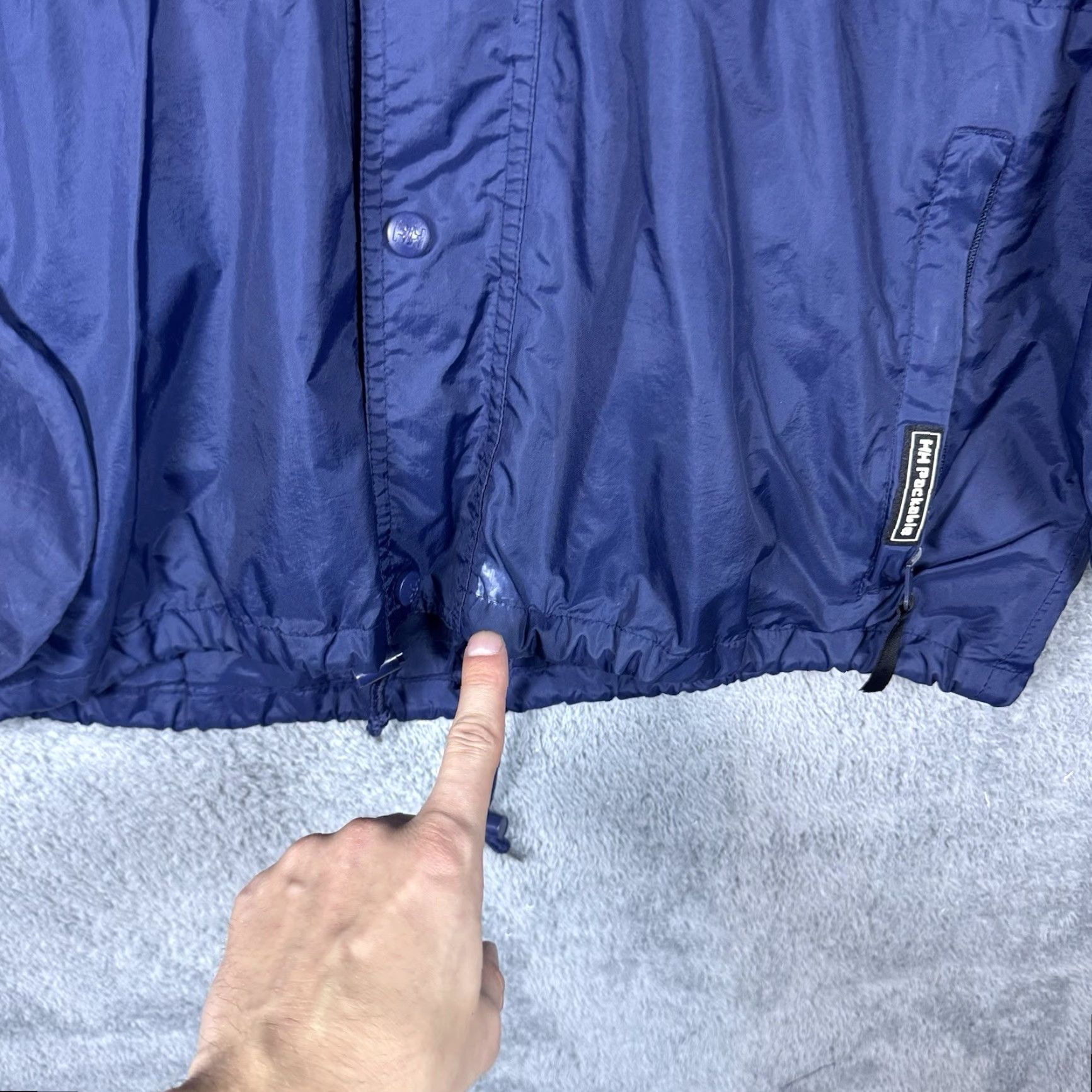 Helly Hansen Helly Hansen Windbreaker Mens Medium Rain Jacket Tech Hooded Packable Full Zip Jacket Hoodie? Size US M / EU 48-50 / 2 - 2 Thumbnail