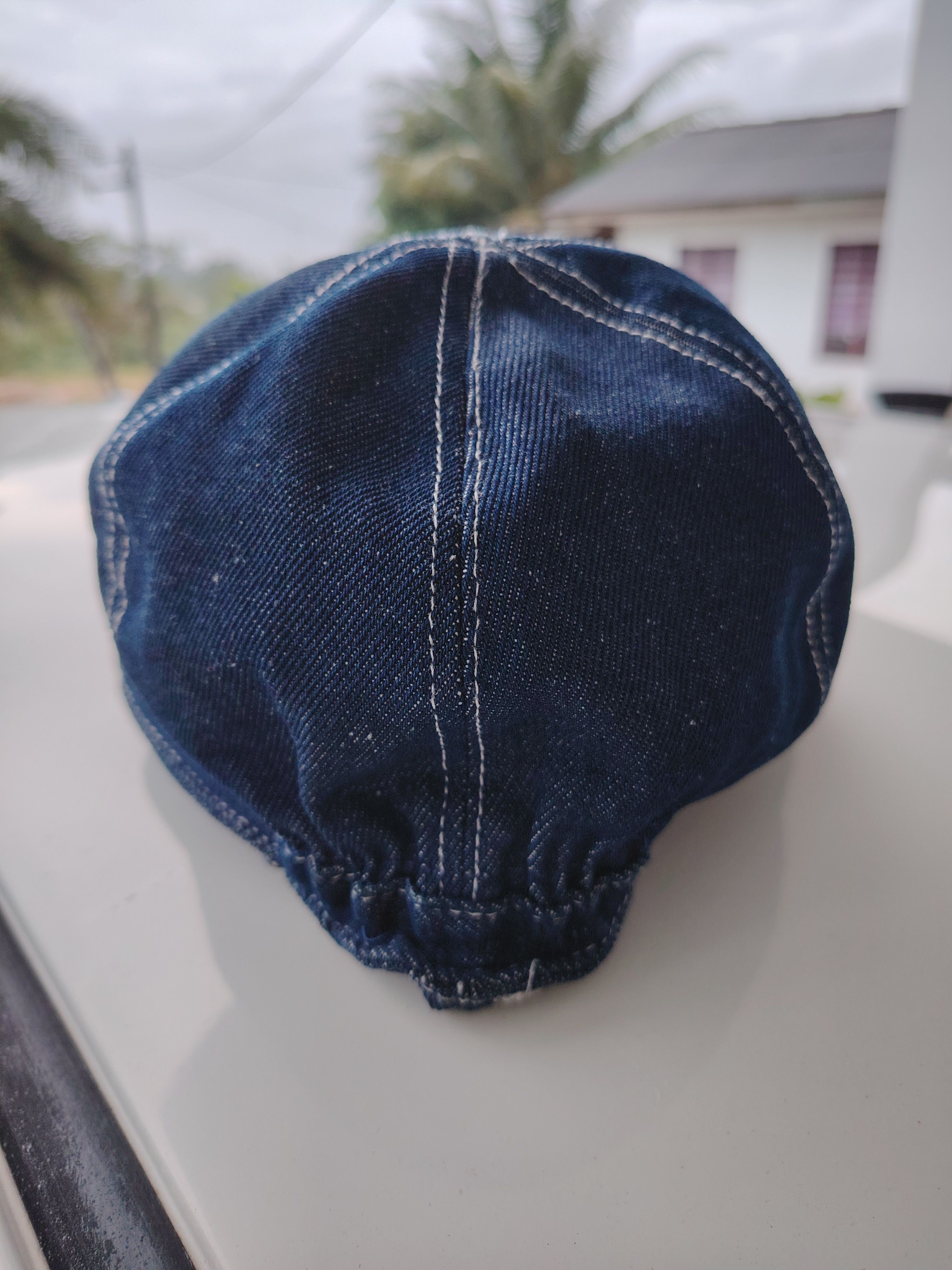 Vintage Prisoner Of War Denim Cap POW Vintage Fashion Hat Daisy Mae Size ONE SIZE - 4 Thumbnail