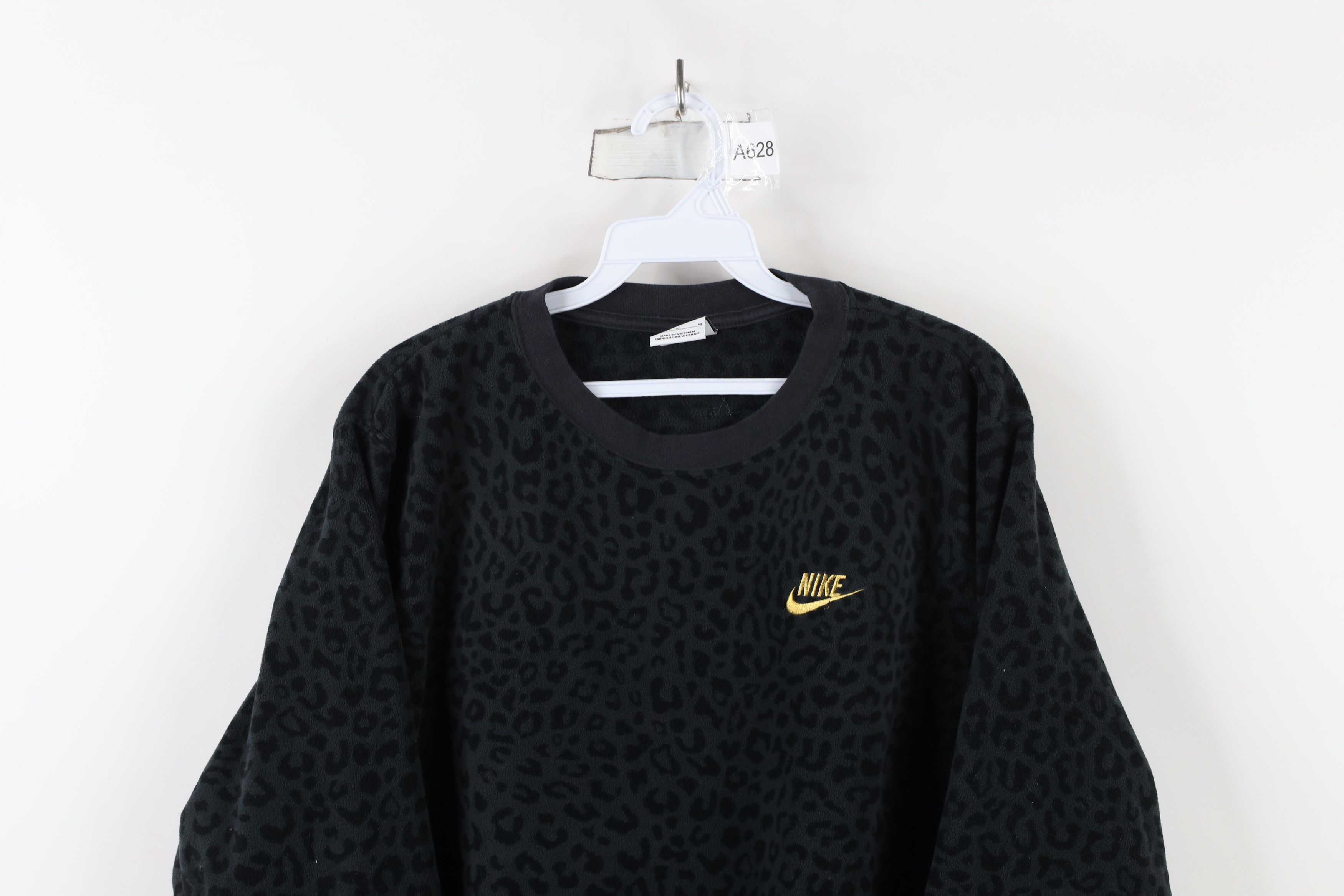 Nike × Vintage Nike Spell Leopard Cheetah Print Fleece Crewneck Sweatshirt Size M / US 6-8 / IT 42-44 - 2 Thumbnail