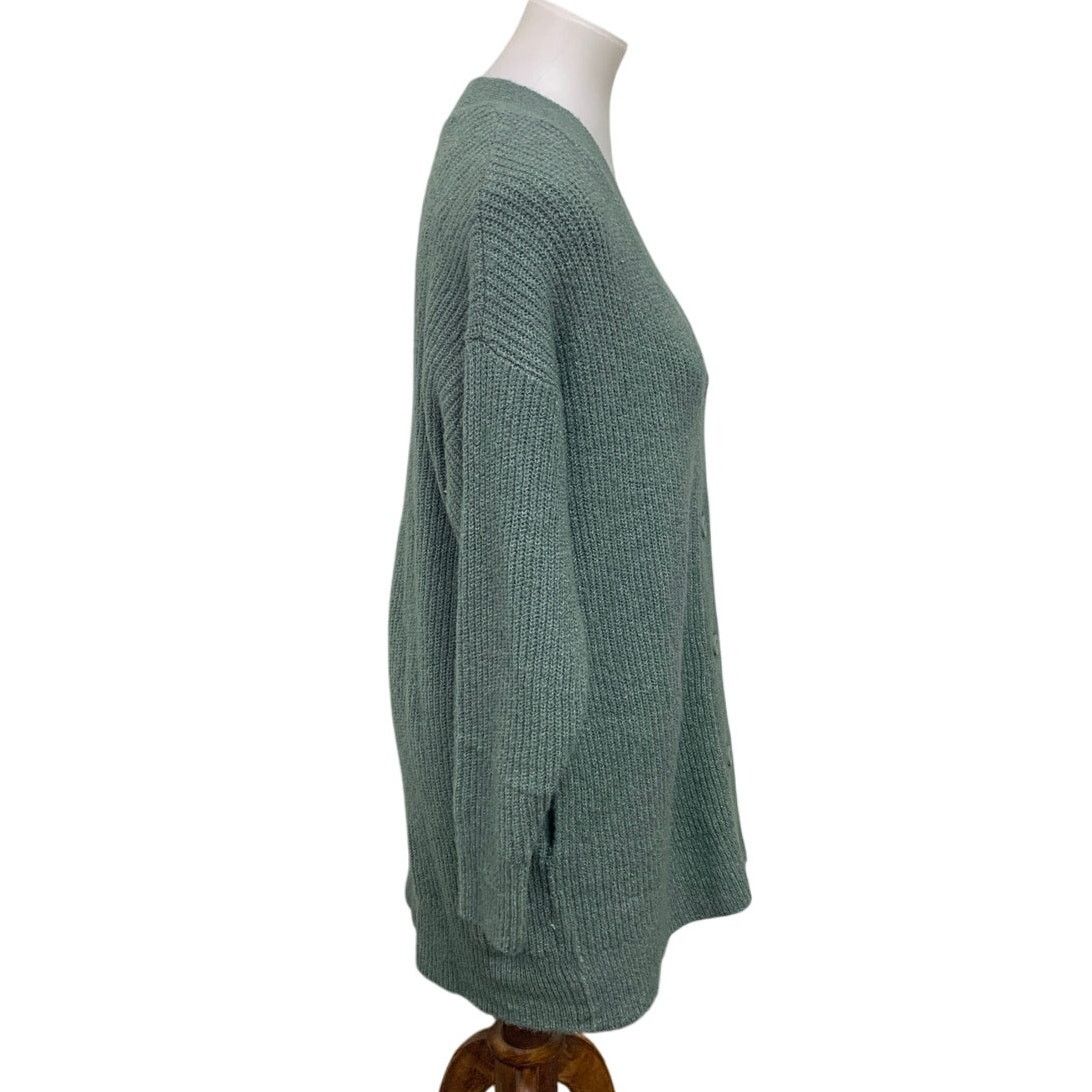 American Eagle Outfitters New American Eagle Womens XXS V Neck Knit Cardigan Sweater Size XXS / US 00 / IT 34 - 3 Thumbnail