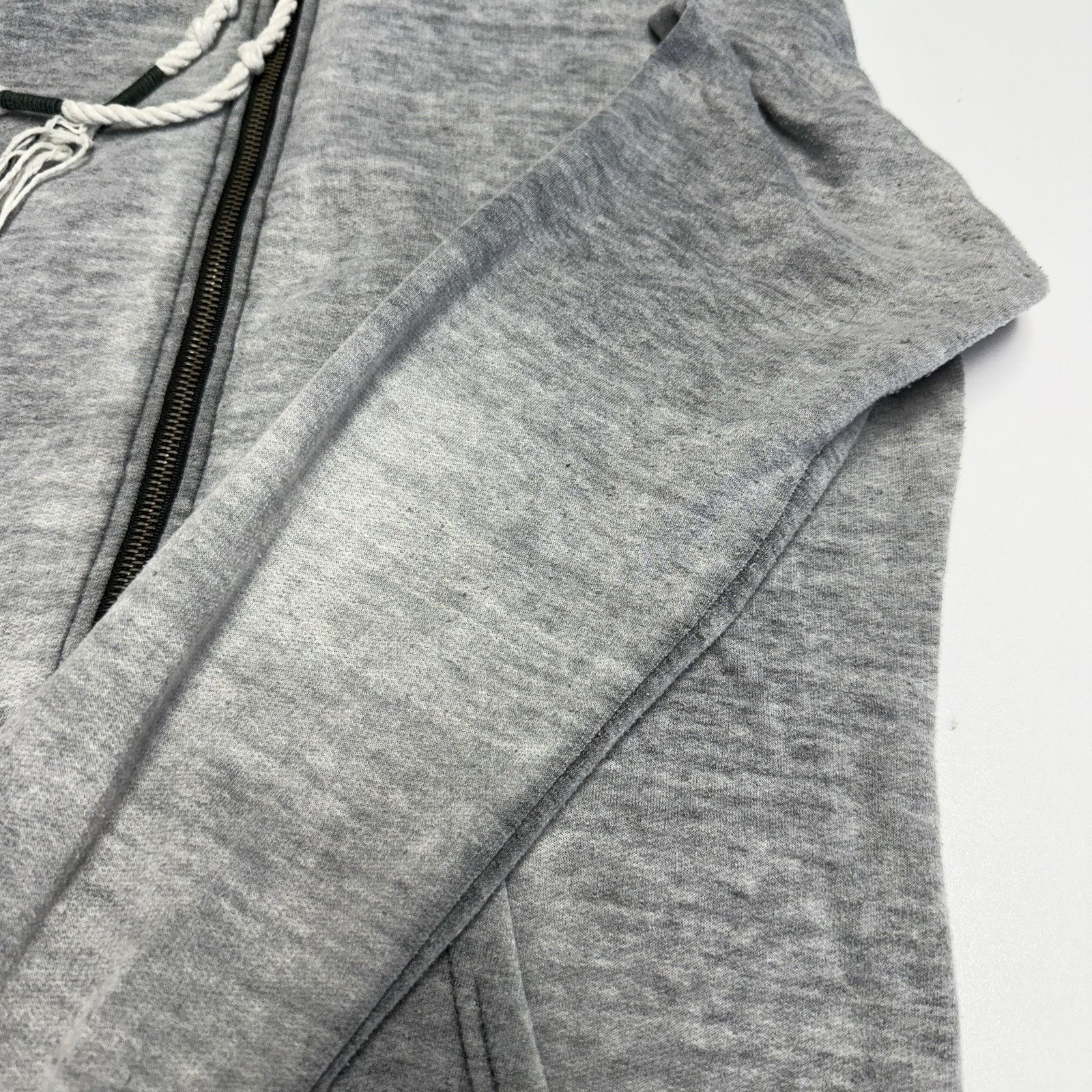 Vintage Roxy Hoodie Sweatshirt Thin Full Zip Gray Womens Large Size L / US 10 / IT 46 - 8 Thumbnail