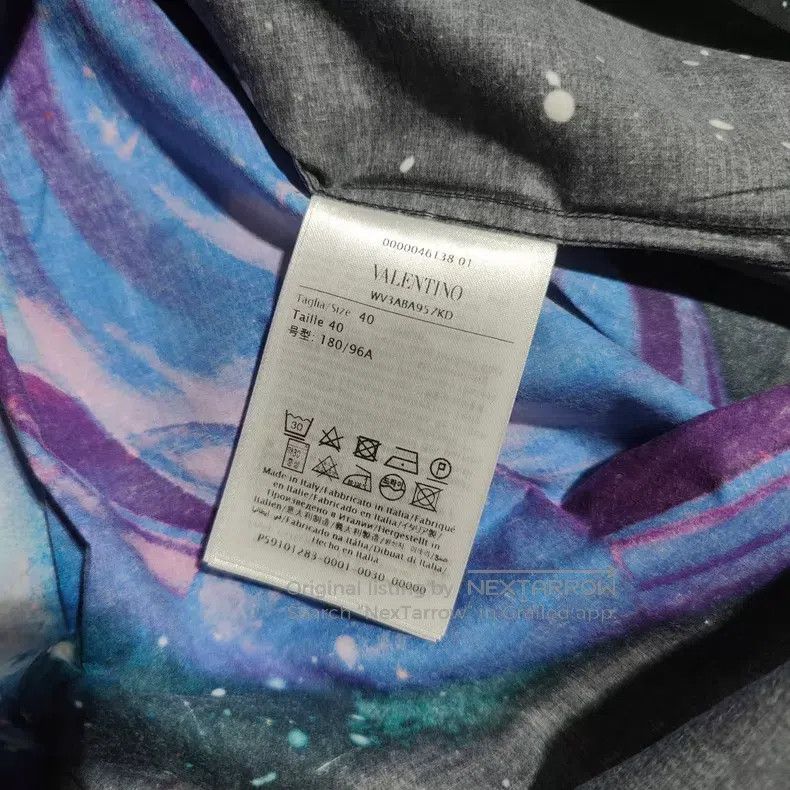 Valentino Valentino Cosmic Galaxy Shirt Size US XS / EU 42 / 0 - 4 Thumbnail
