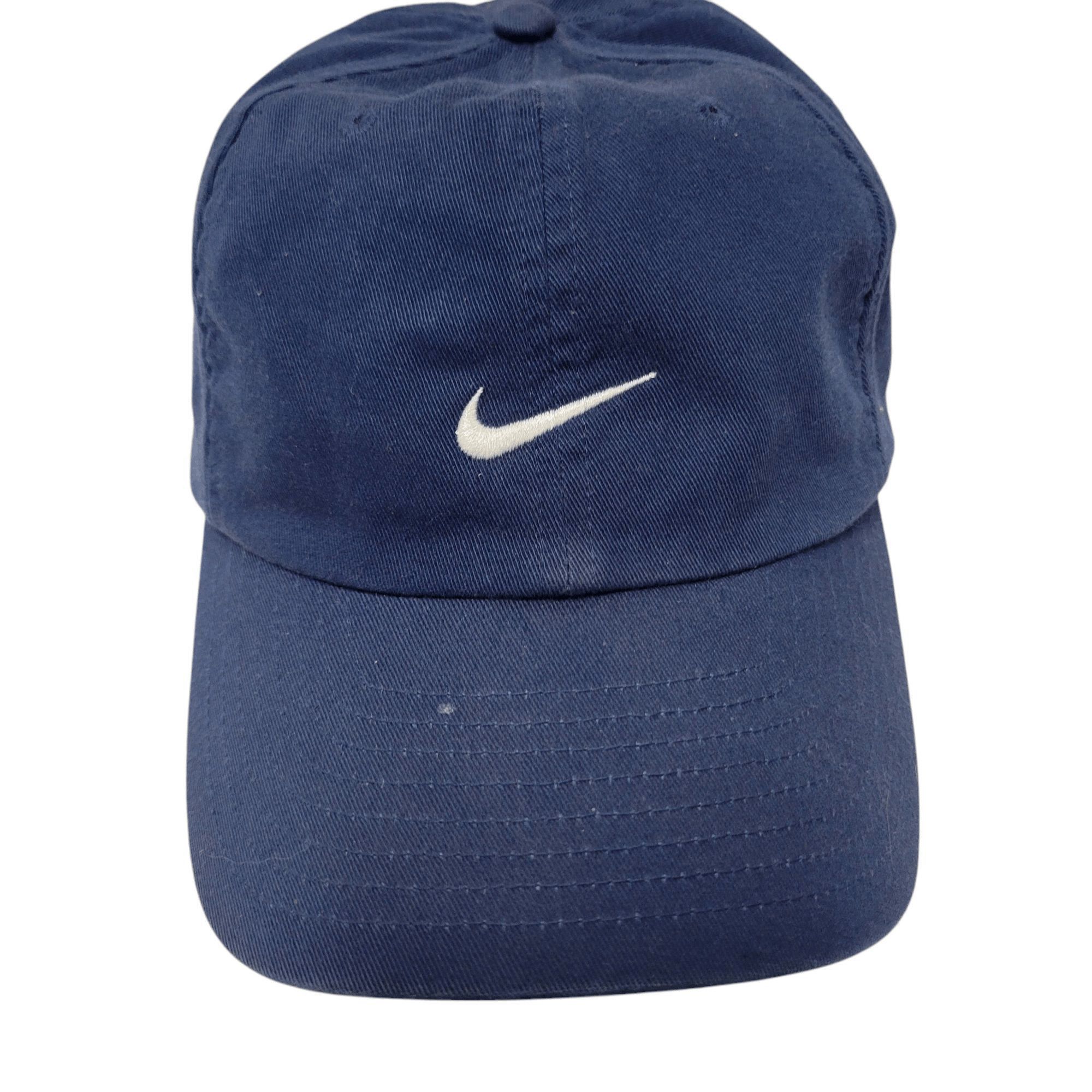 Nike Nike Unisex Baseball Hat Cap Blue One Size Embroidered Logo Size ONE SIZE - 1 Thumbnail