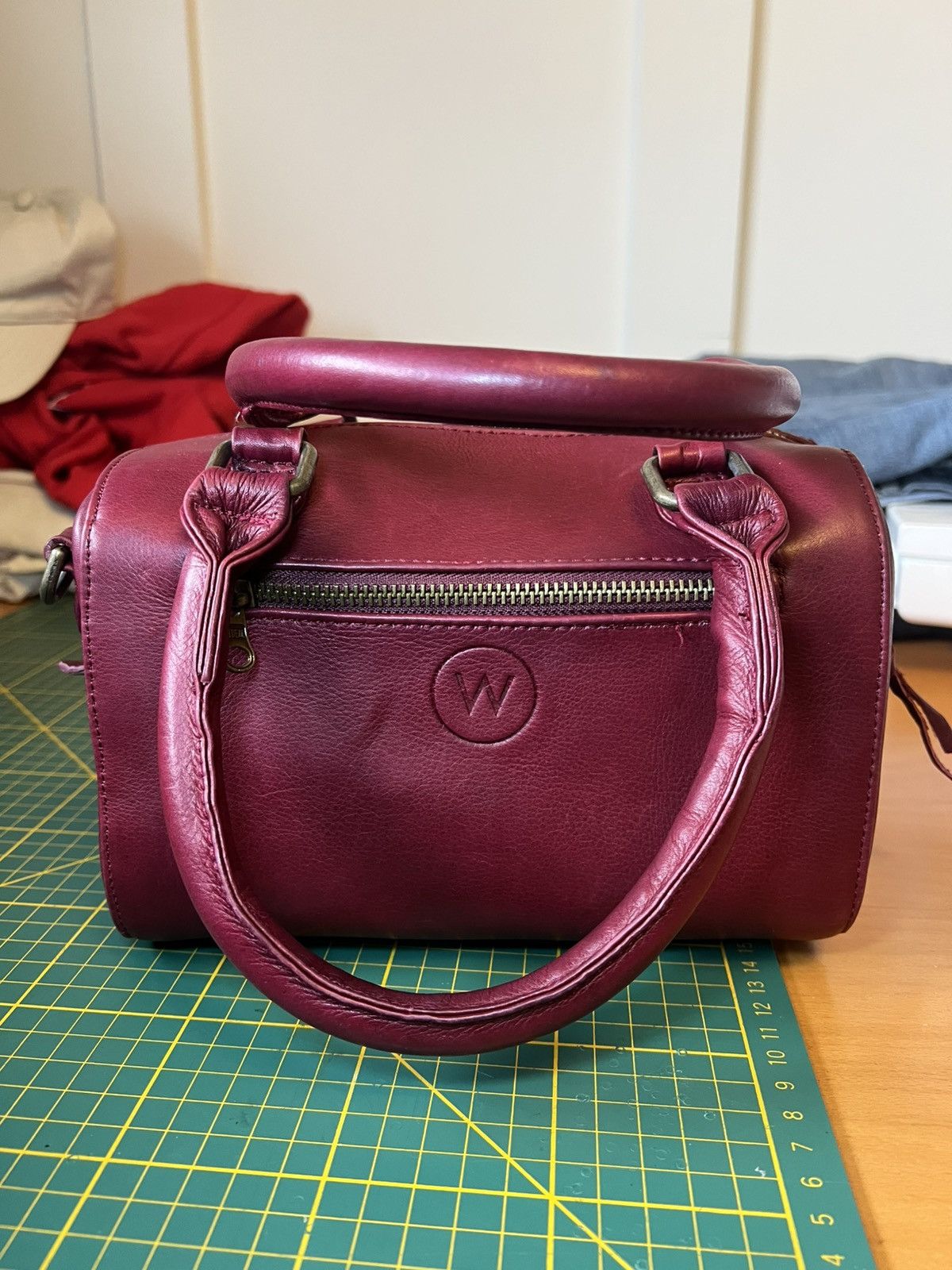 Vintage Vintage Wanderers Travel Co. Mini Turin leather handbag Size ONE SIZE - 2 Thumbnail