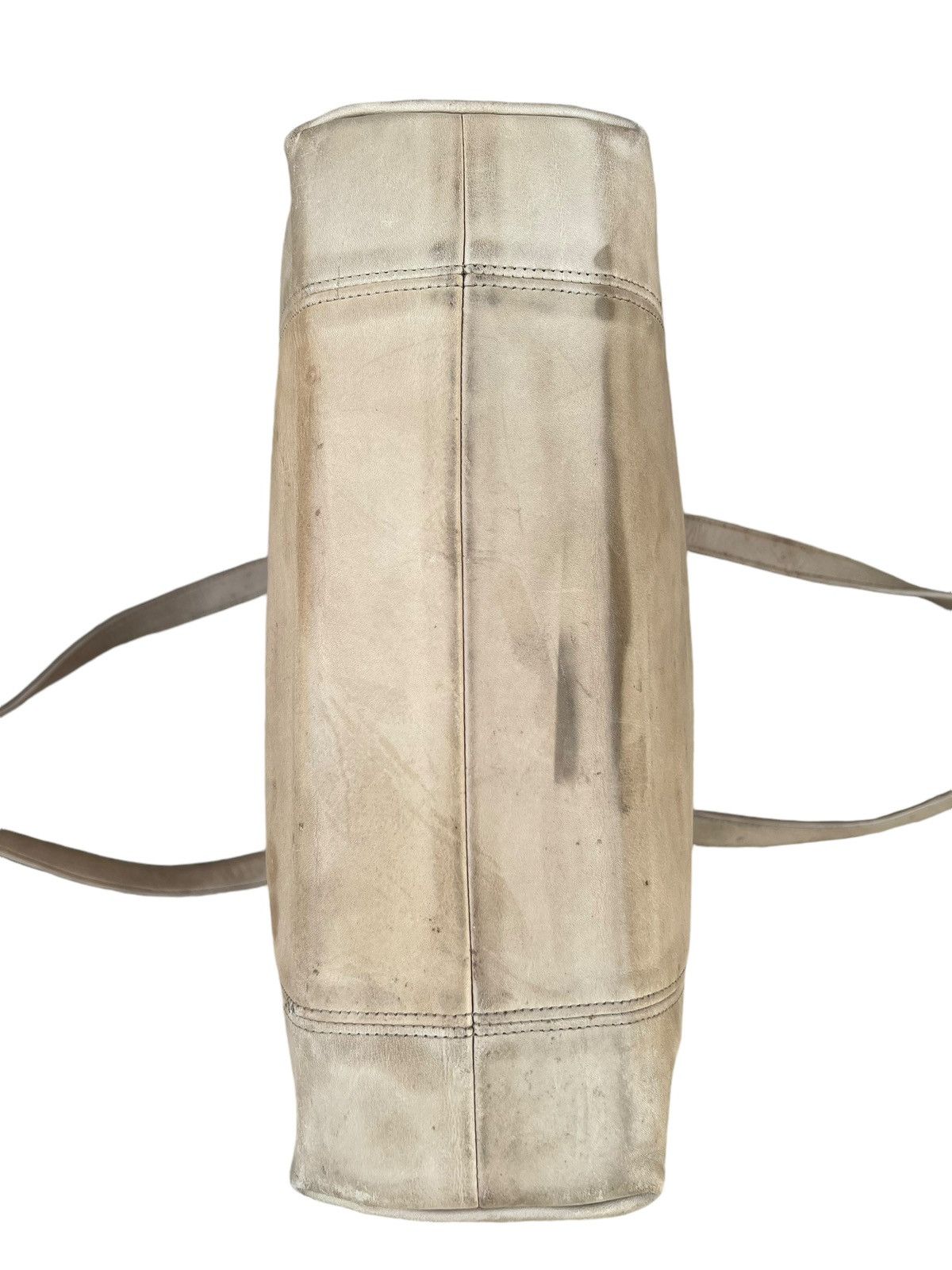 Coach × Leather Vintage 90s COACH Distress Stains Patina Leather Tote Bag Size ONE SIZE - 17 Thumbnail
