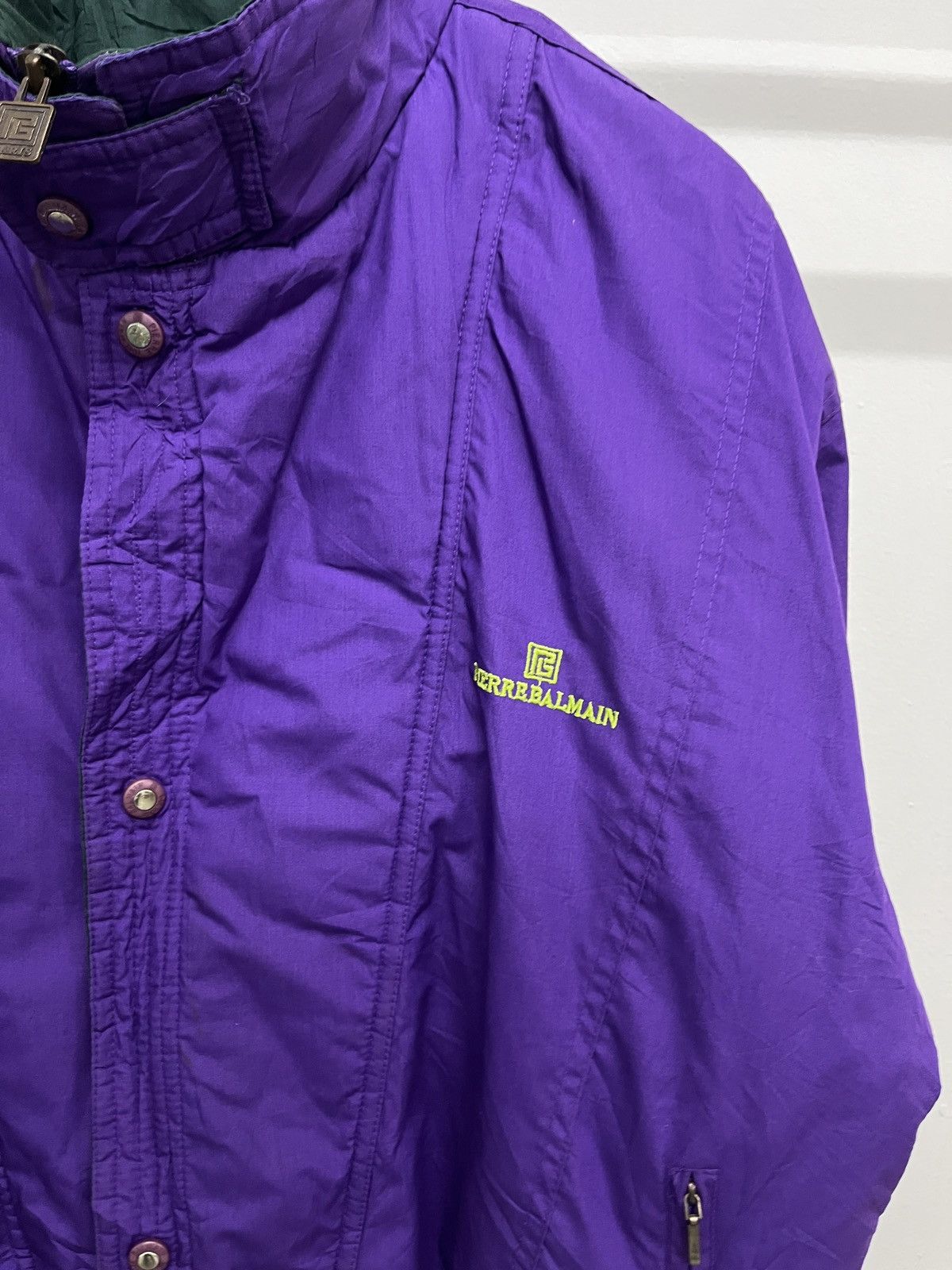 Balmain Pierre Balmain Vintage Nylon Parachute Bomber Jacket Size US XL / EU 56 / 4 - 18 Thumbnail