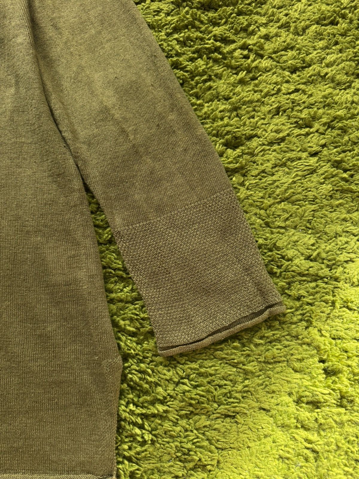 Gudrun Sjoden Gudrun Sjoden 100% wool avant garde khaki tunic sweater Size S / US 4 / IT 40 - 4 Thumbnail