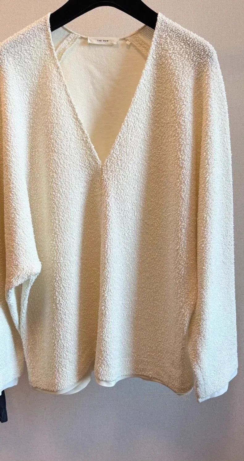 The Row The Row Cream premium wool knit top Size M / US 6-8 / IT 42-44 - 7 Thumbnail
