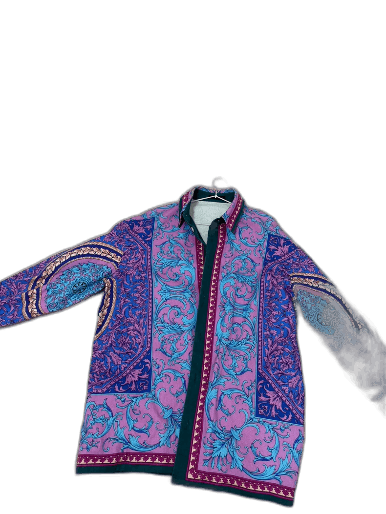 Versace VERSACE Men's Denim Shirt Jacket - dmc Size M / US 6-8 / IT 42-44 - 1 Thumbnail