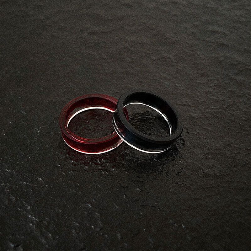 Jewelry Dark Jewelry Rings Open Size Chrome Ring (Size 7-13) Size ONE SIZE - 1 Thumbnail