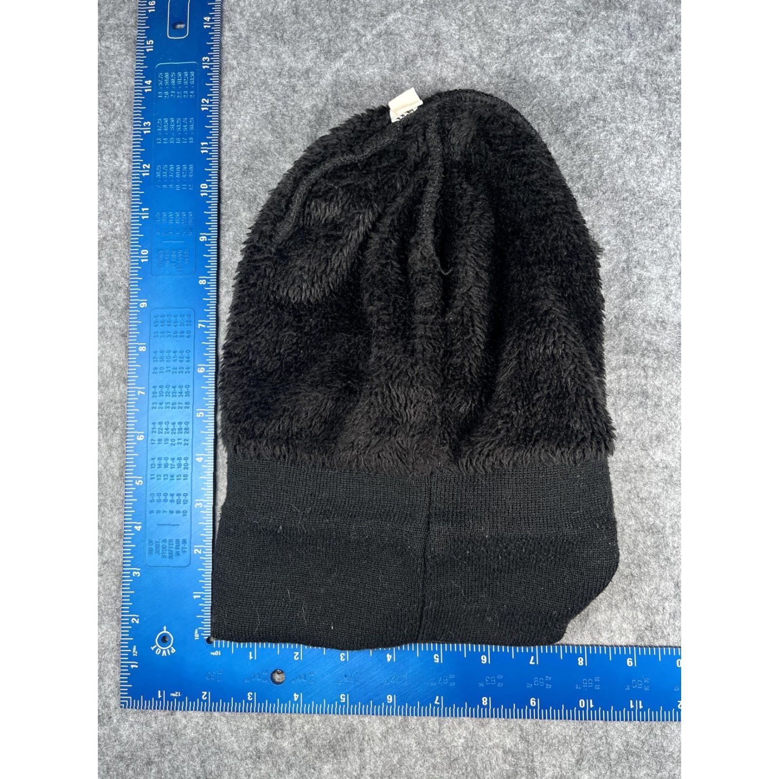 Vintage CLASSIC xiwei Beanie Mens One Size Black Knit Lined Thermal Stretch Winter Hat Size ONE SIZE - 6 Thumbnail