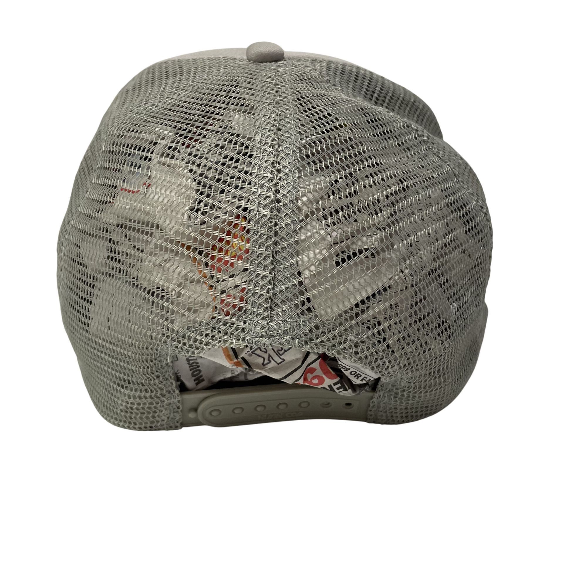 Nissan NOS New Vtg Nissin ROUGHNECK Silver Mesh TRUCKER Hat Size ONE SIZE - 9 Thumbnail
