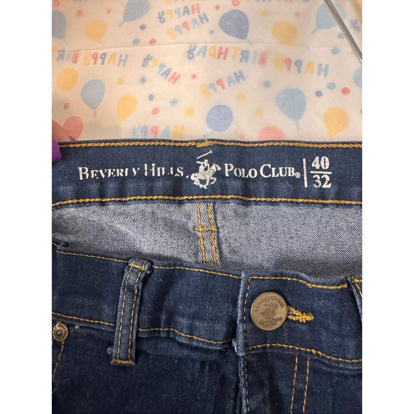 Beverly Hills Polo Club Beverly Hills Polo Club Dark Wash Jeans Men’s Size 40x32 – Straight Fit Size US 40 / EU 56 - 7 Thumbnail