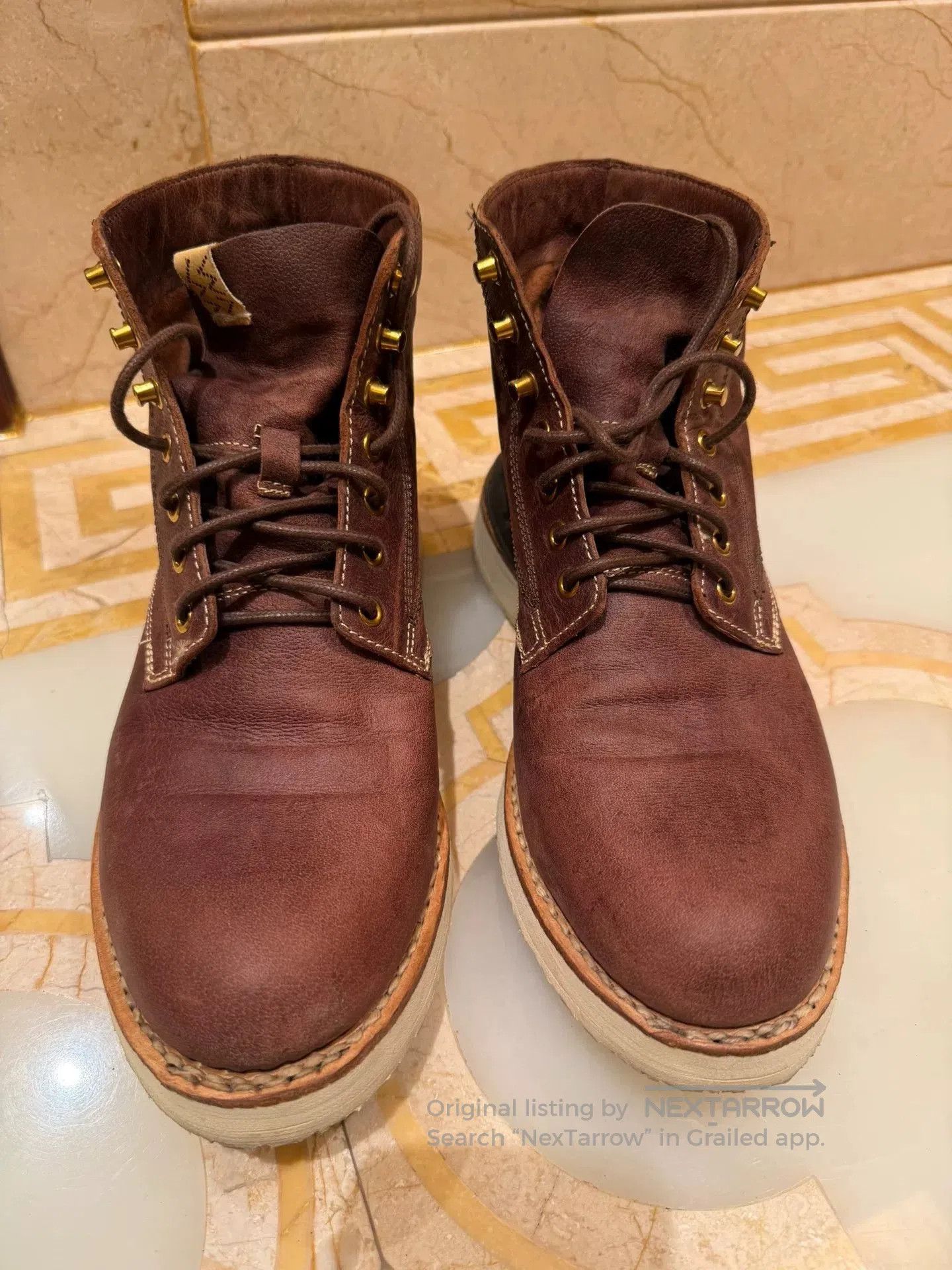 Visvim visvim virgil boots folk kngr dk brown | Grailed