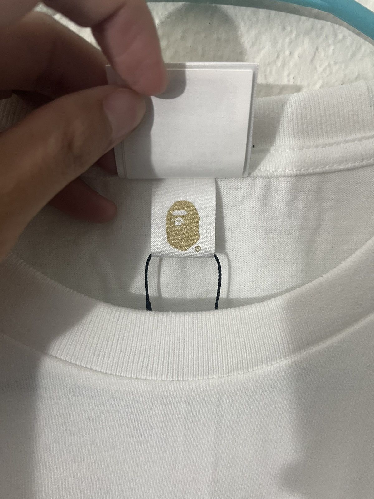 Bape Bape A Bathing Ape ABC Camo Shark Silver Zip Tee Large White Size US L / EU 52-54 / 3 - 6 Thumbnail