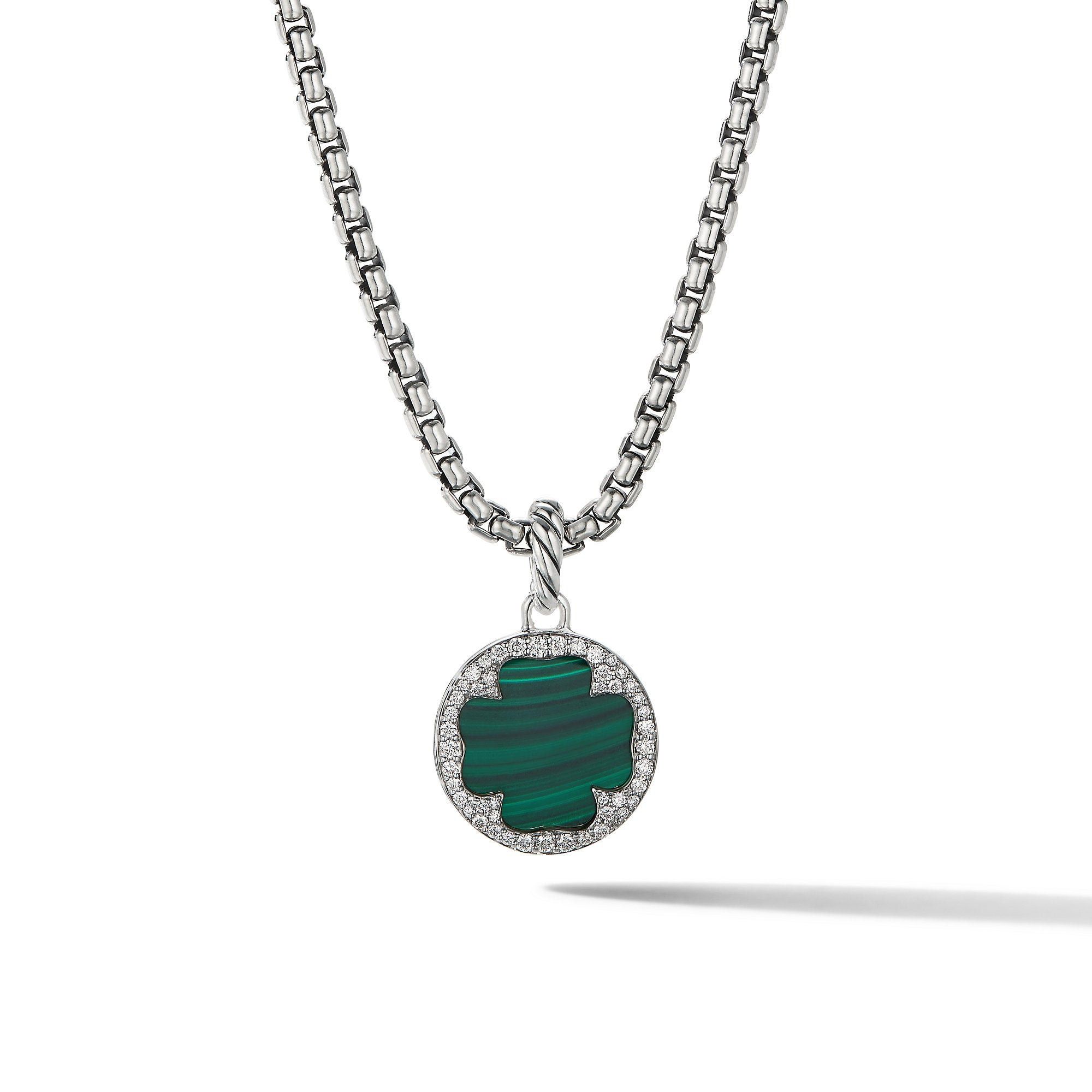 David Yurman o1w1db10325 Size:OS/ DY Elements Clover Disc in Silver Size ONE SIZE - 1 Thumbnail