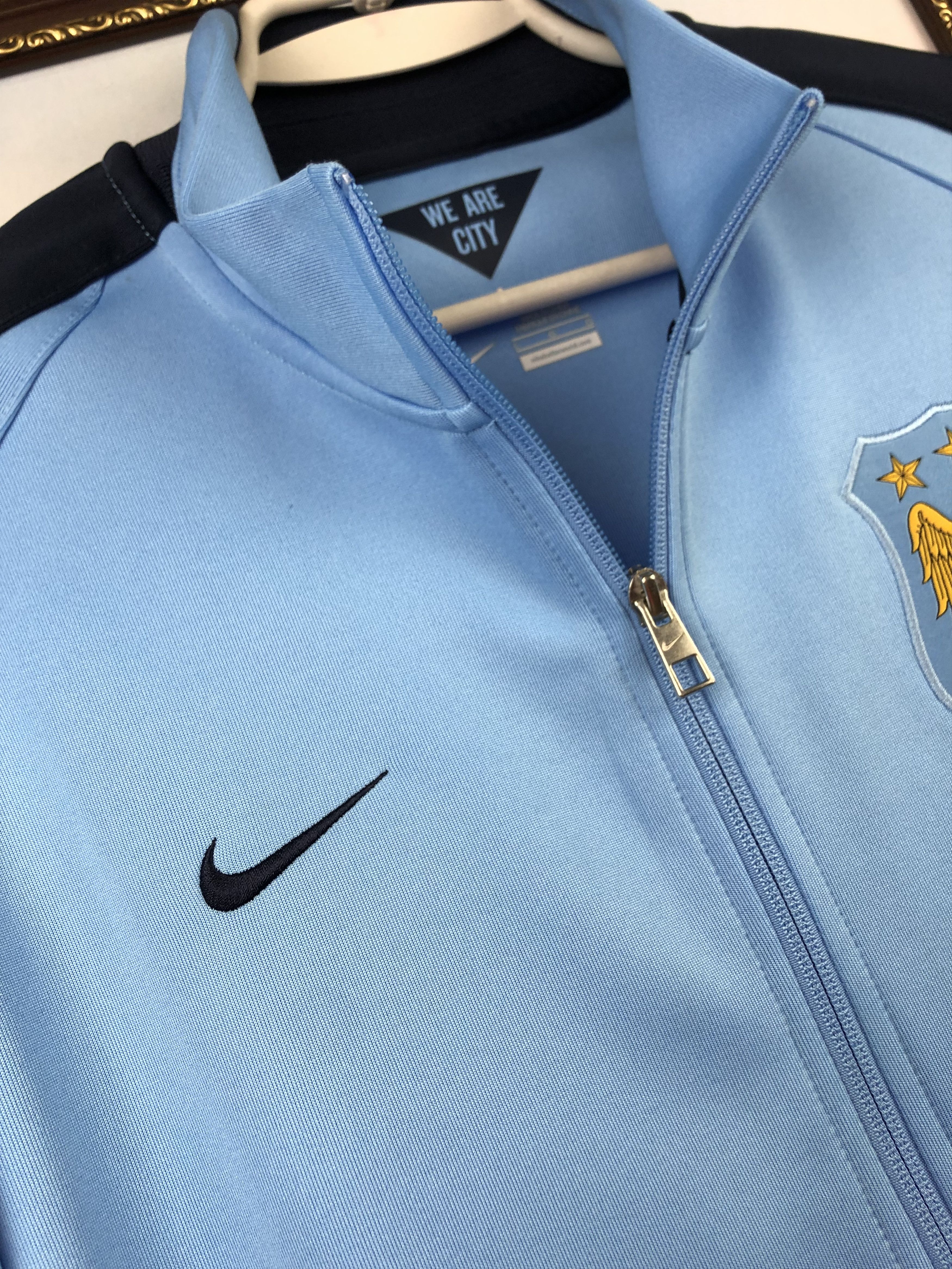 Nike Manchester City Football Nike Jacket Soccer Track Top Rare Size US L / EU 52-54 / 3 - 6 Thumbnail