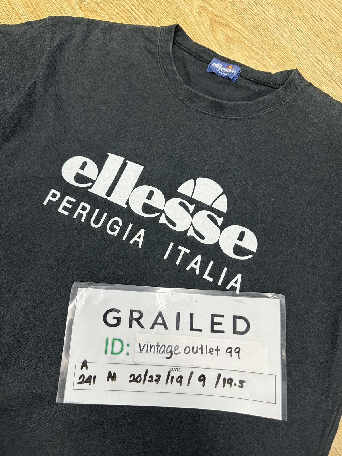 Ellesse × Vintage Vintage Ellesse Italia Spellout Logo Tshirt A241 Size US M / EU 48-50 / 2 - 9 Thumbnail