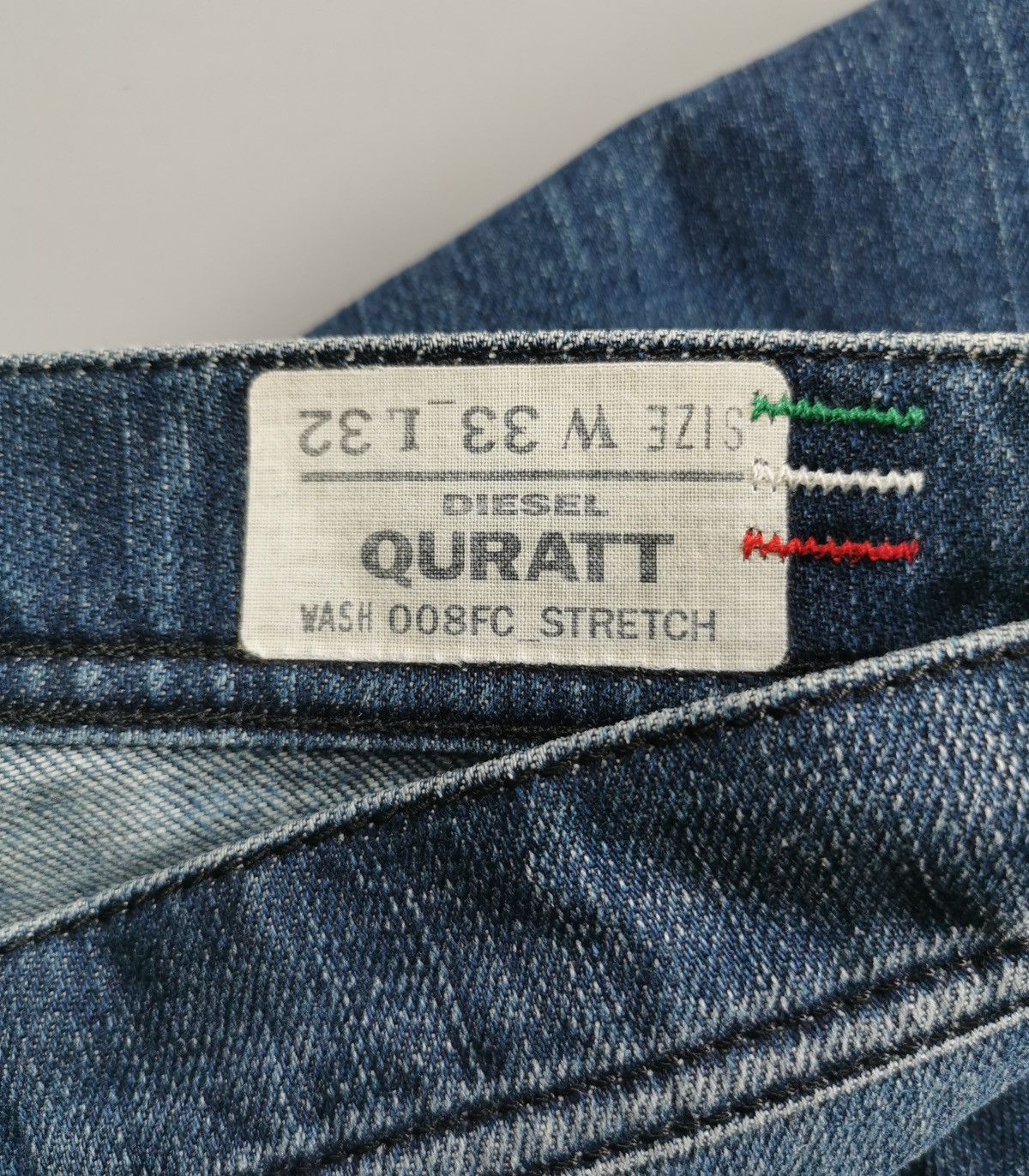 Diesel Diesel Quratt Stretch Jeans (LG90) Size US 34 / EU 50 - 6 Thumbnail