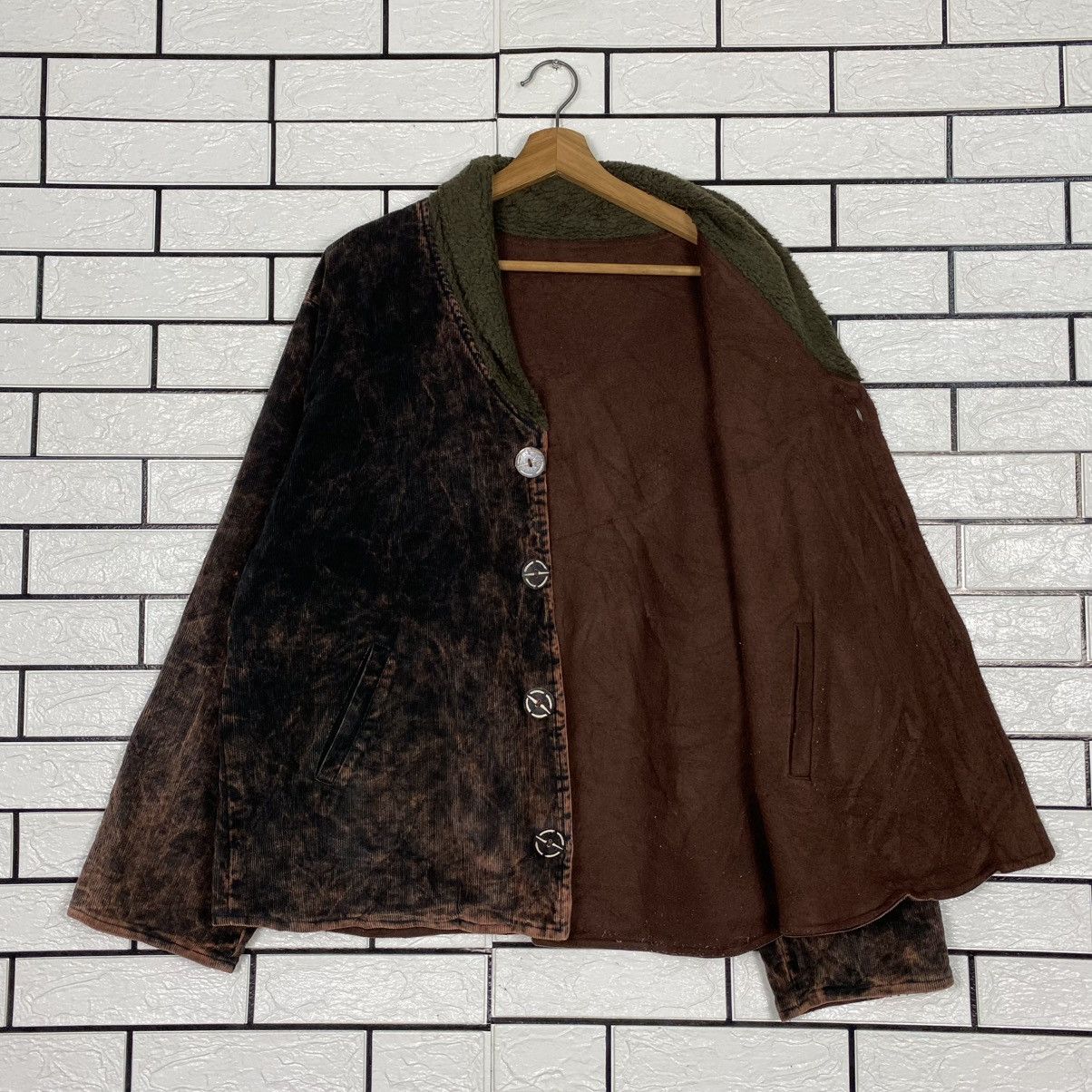 Japanese Brand 🔥VINTAGE BUTTON JACKET CHIMAYO NAVAJO DESIGN BACKHIT Size US M / EU 48-50 / 2 - 11 Thumbnail