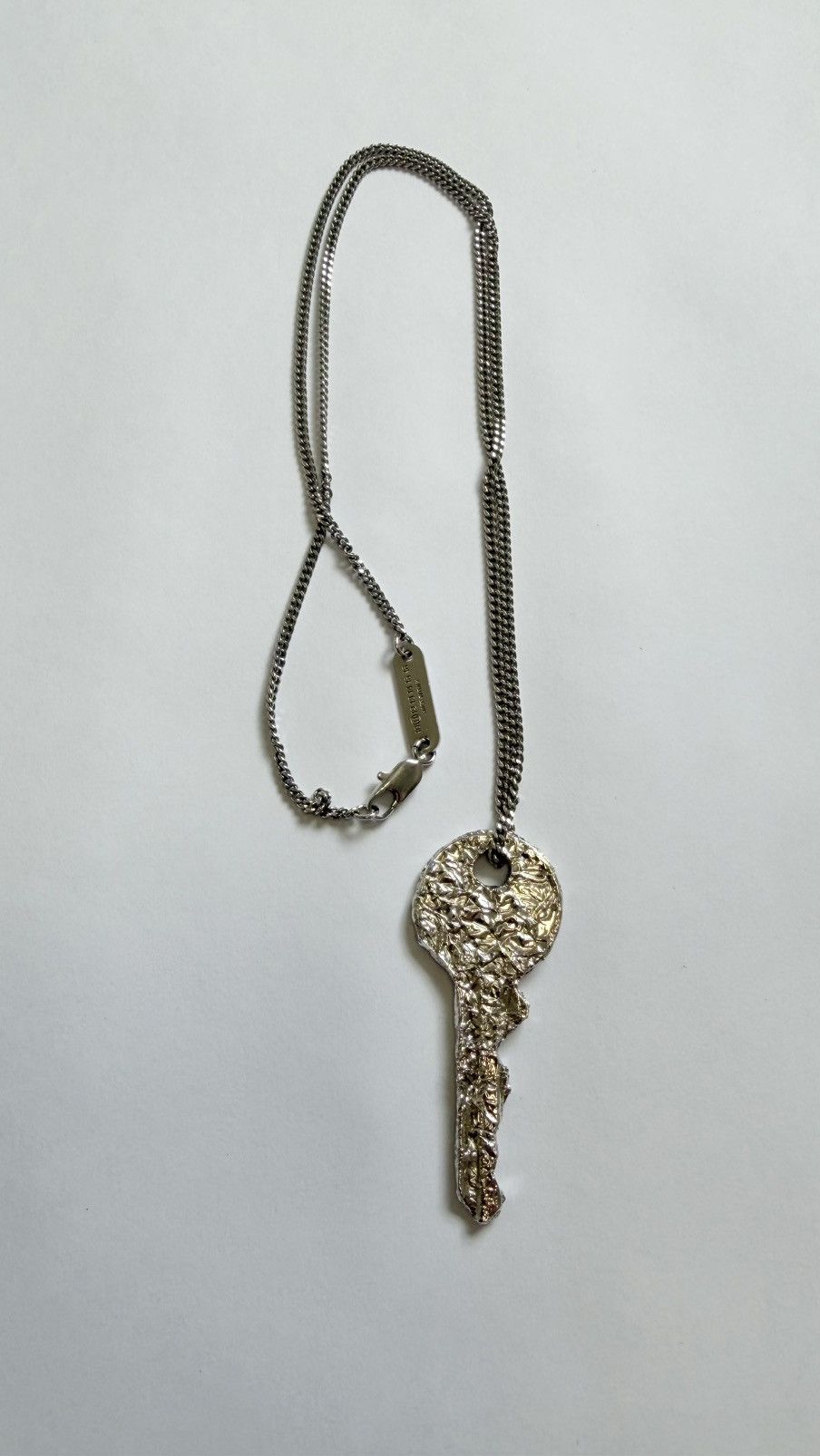 Maison Margiela S/S 10 ‘Silver Foil Key’ Chain Necklace Size ONE SIZE - 4 Thumbnail