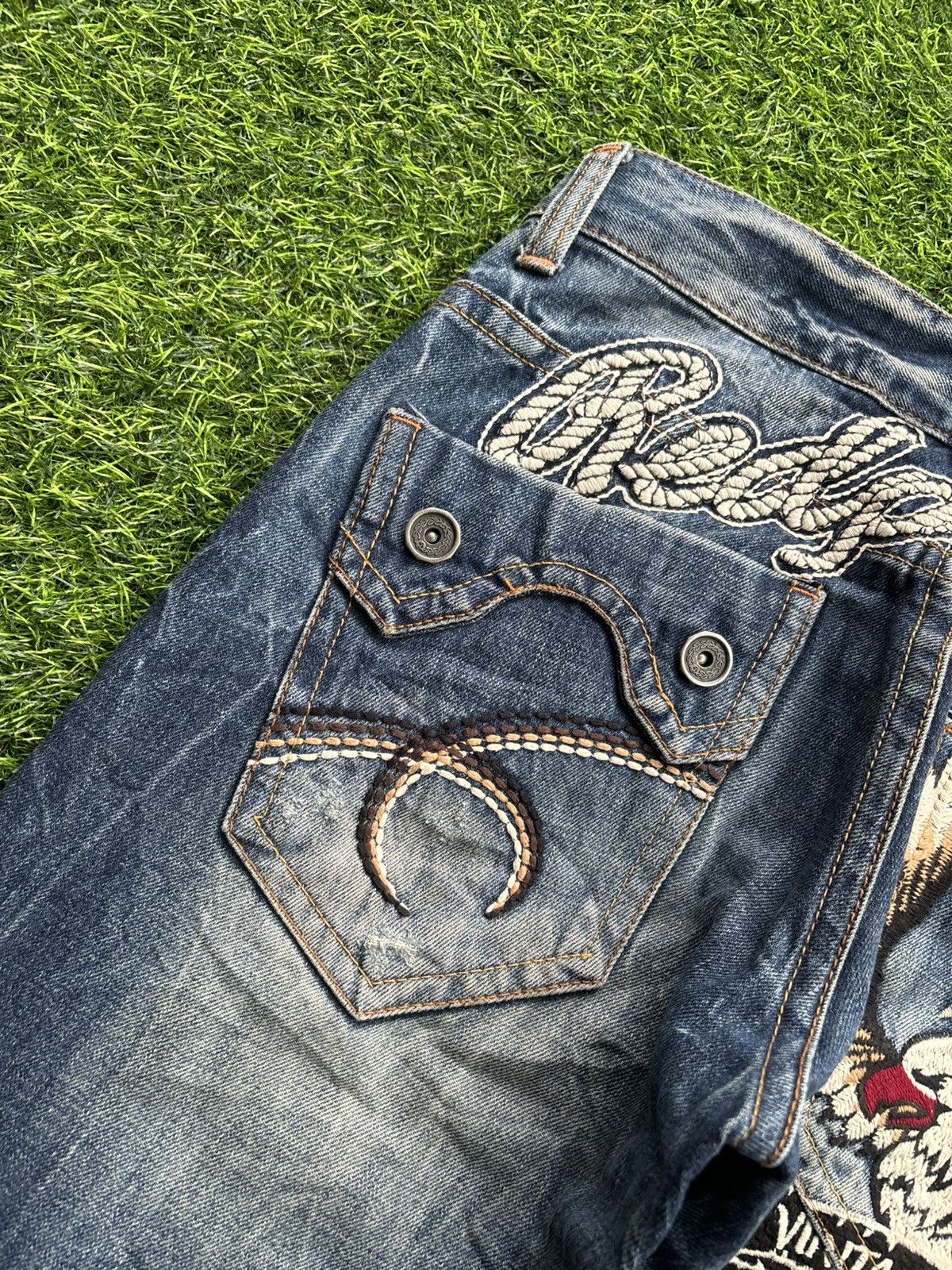 Tornado Mart Y2k Red Pepper Ifsixwasnine Punk Style Jeans Size US 31 - 9 Thumbnail