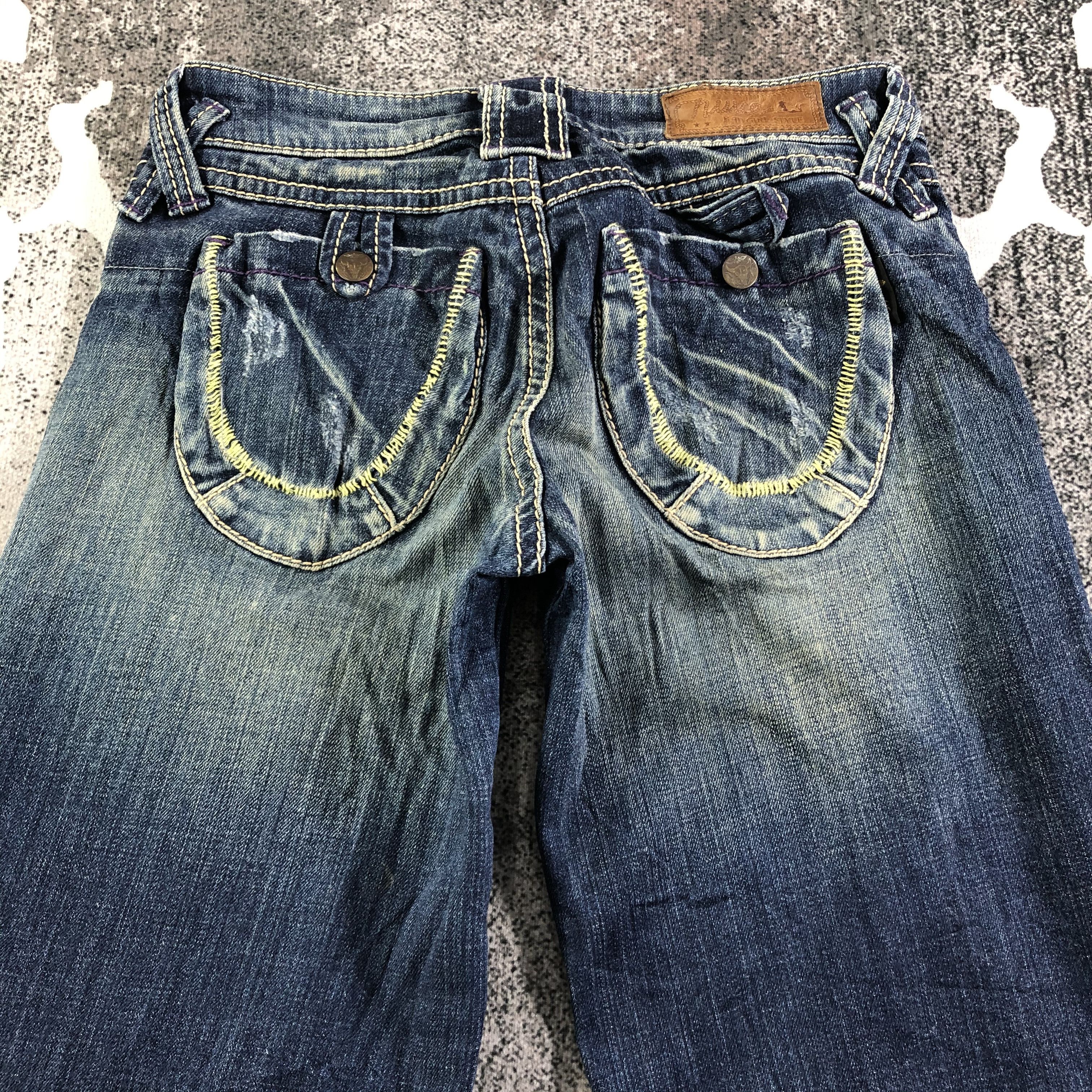 Japanese Brand Japanese Brand Nove Faded Flared Jeans KJ2108 Size 28" / US 6 / IT 42 - 4 Thumbnail
