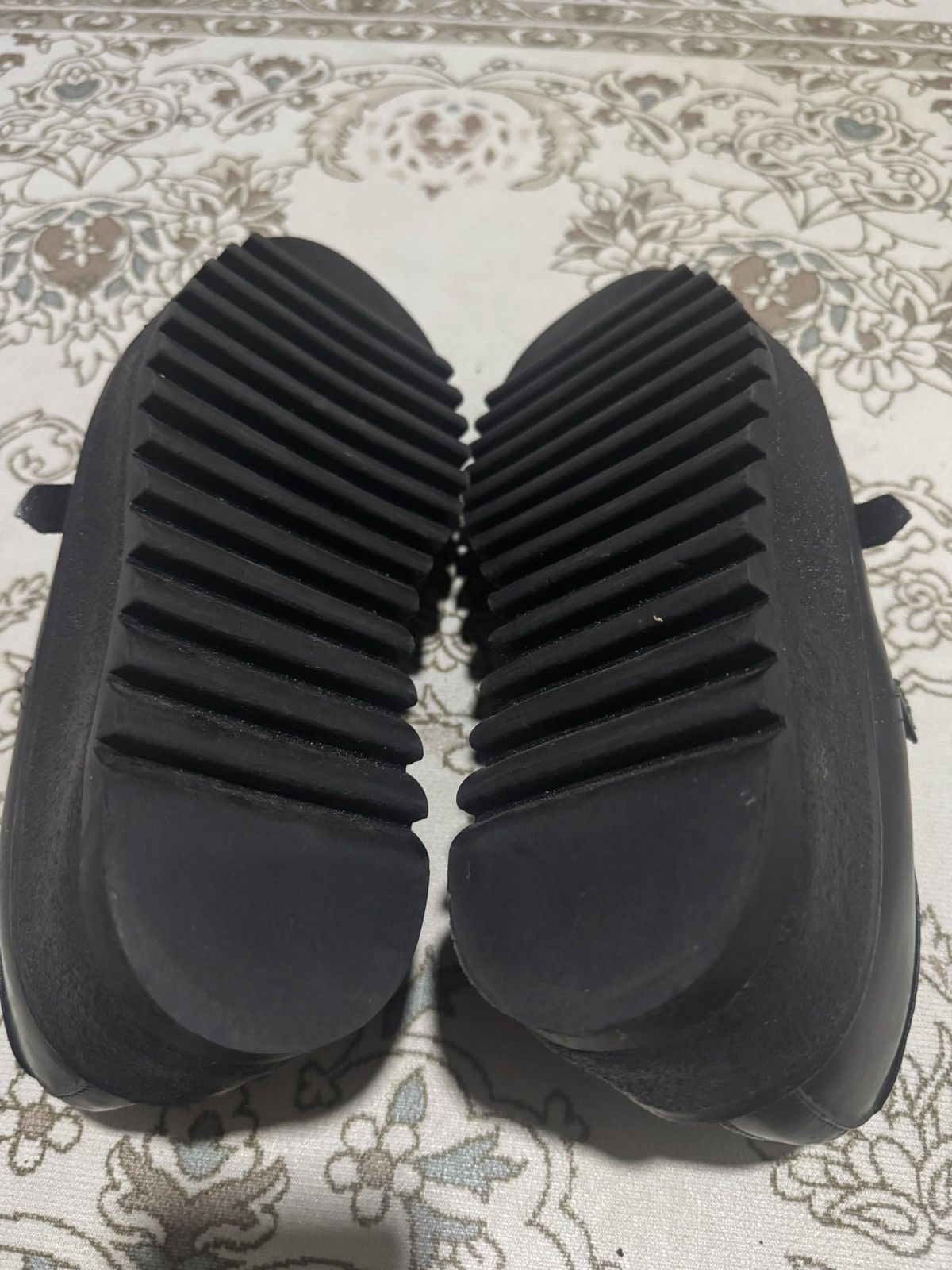 Japanese Brand Kids Love Gaite CDG Poem Rubber Wmonk Formal Shoes Size US 11 / EU 44 - 6 Thumbnail