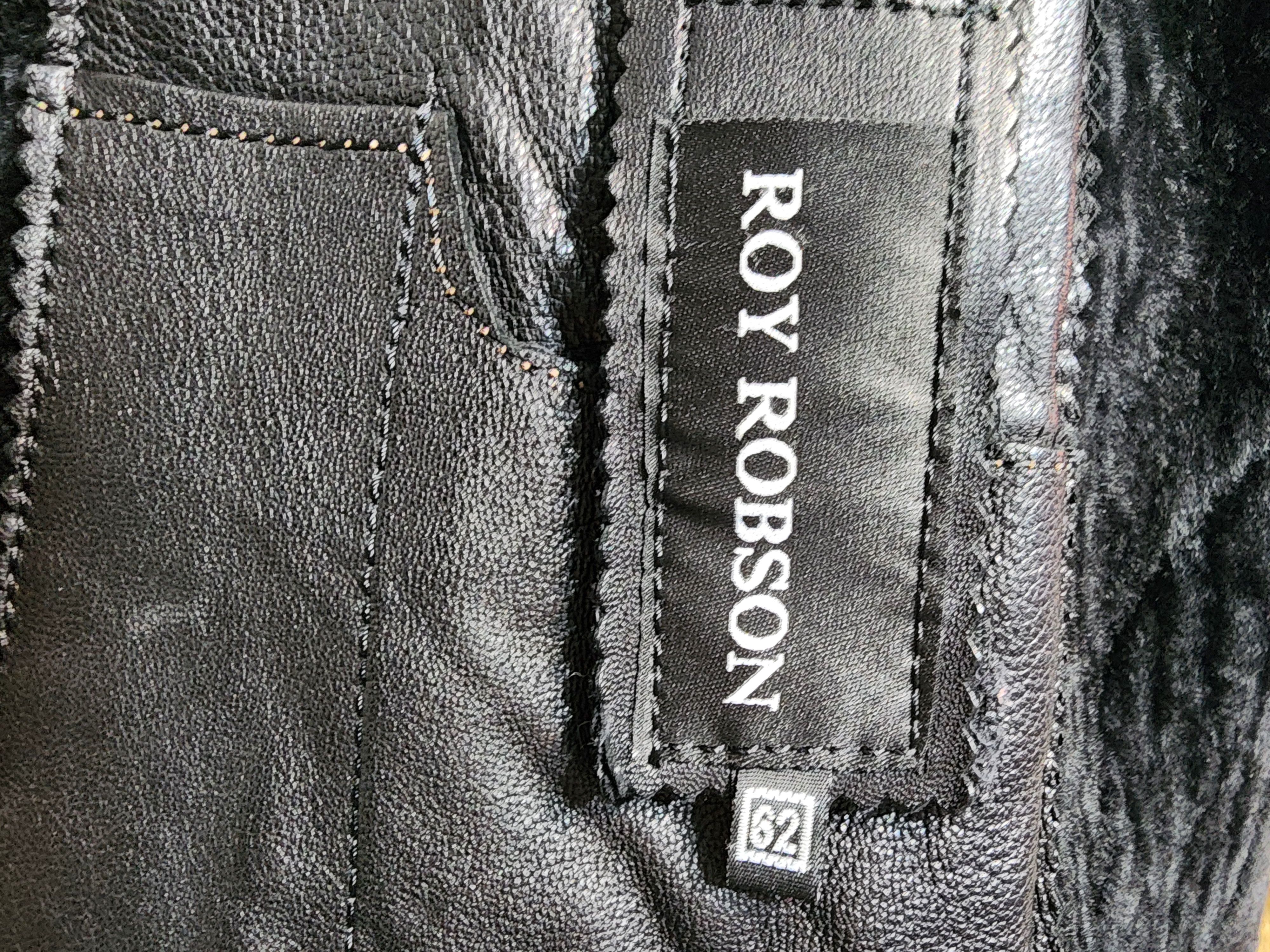 Furla Men's Black Sheepskin Coat: Warm Leather Jacket Size US L / EU 52-54 / 3 - 11 Thumbnail