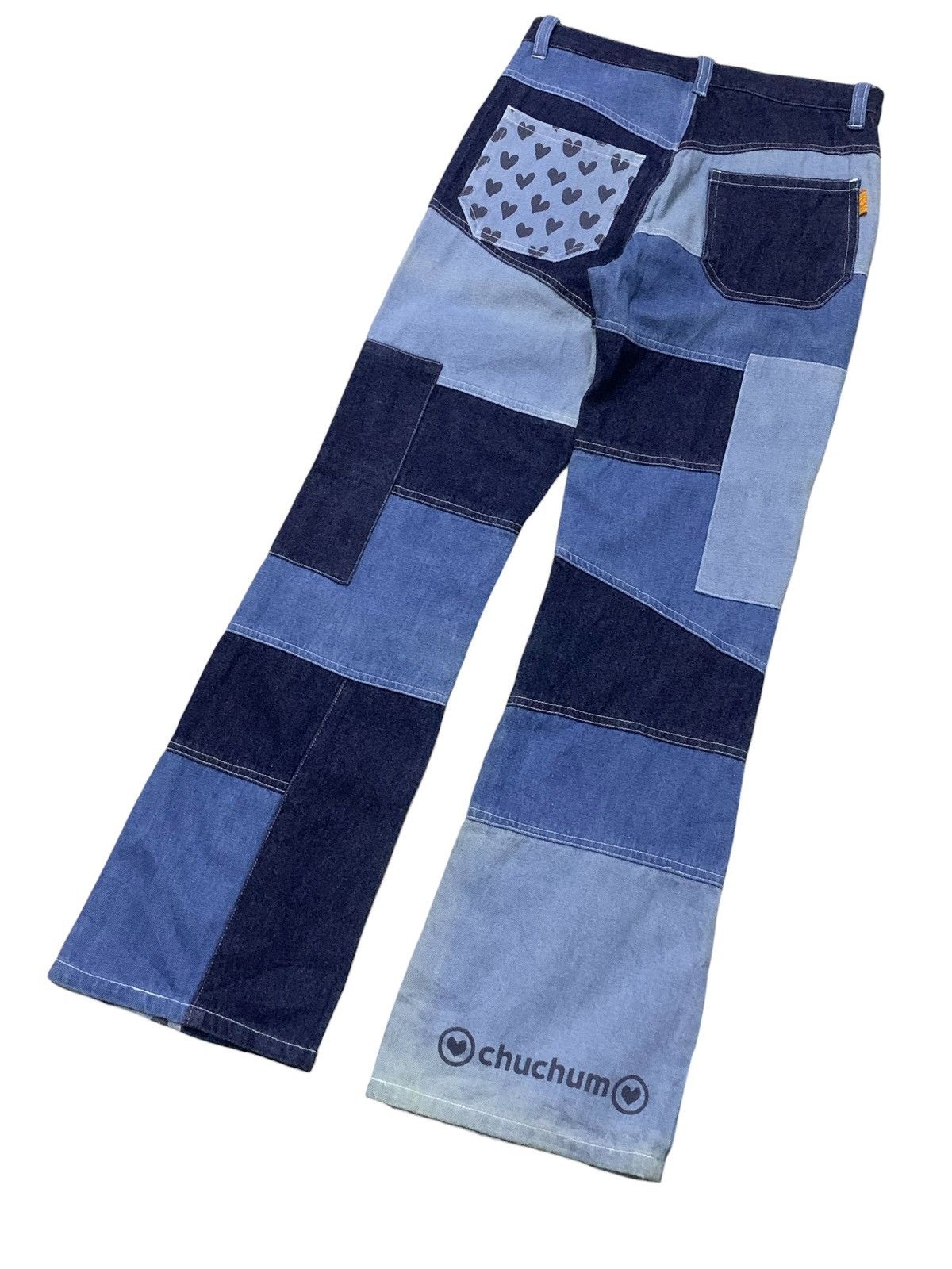 Japanese Brand Chuchum Hagi Kinky Style Flare Denim Pants Size US 26 / EU 42 - 9 Thumbnail