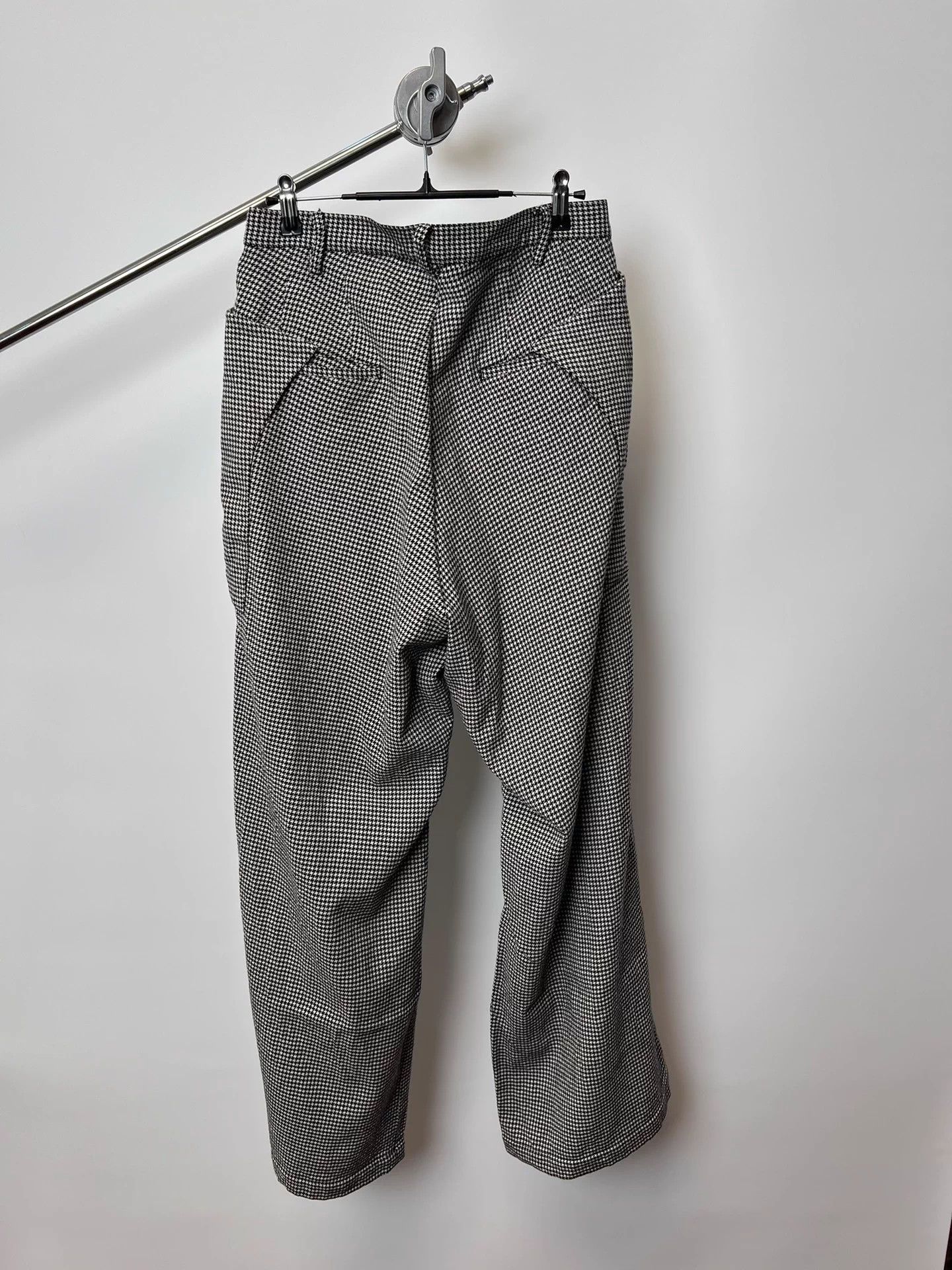 Sulvam Sulvam 20aw houndstooth wool special cut pants Size US 32 / EU 48 - 5 Thumbnail