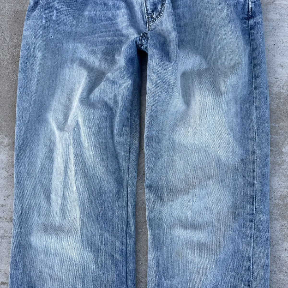 BKE × JNCO × Southpole Vintage Y2K Thrashed Baggy Loose BKE Skater Jeans 34 Size US 34 / EU 50 - 5 Thumbnail