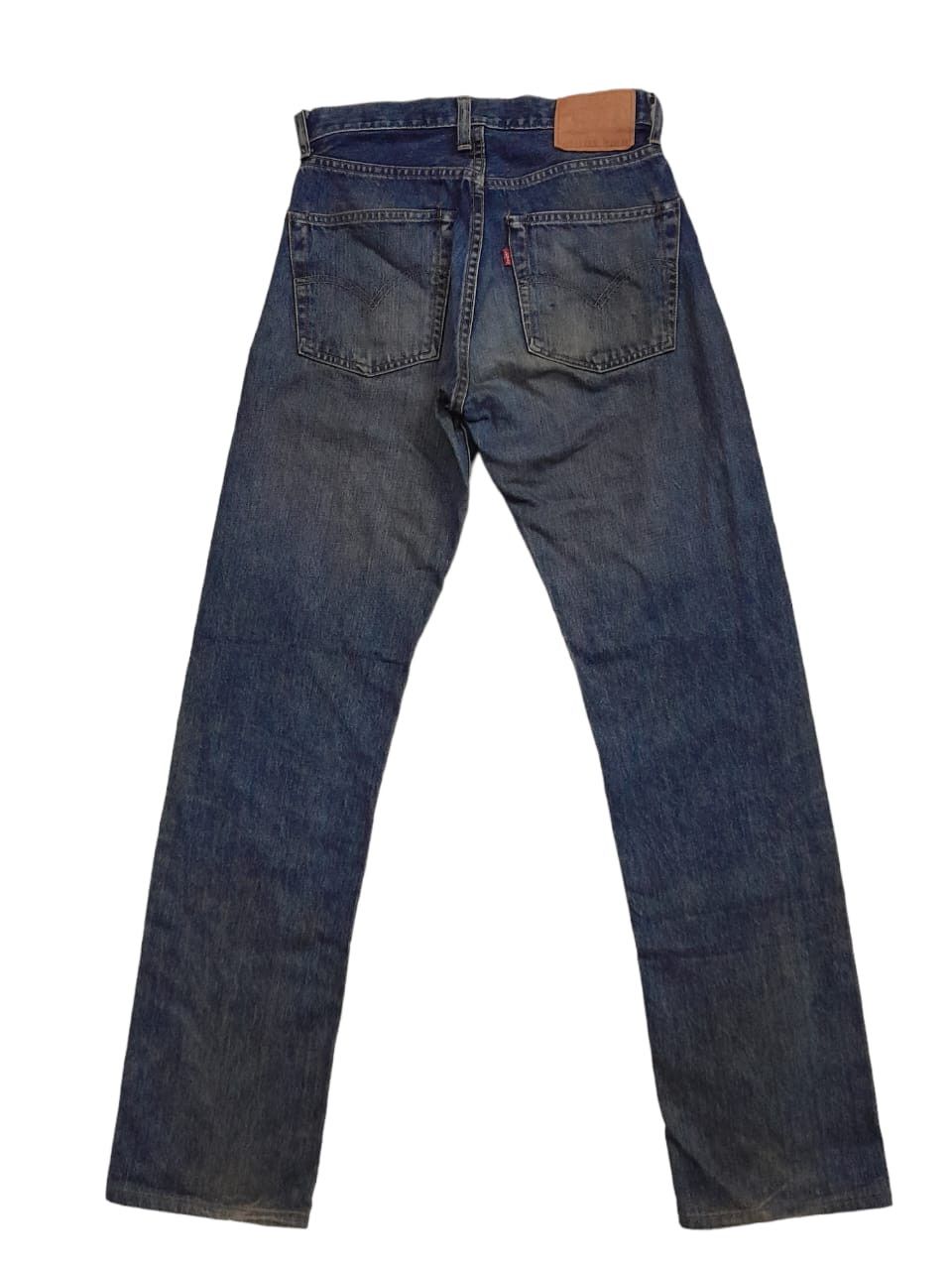 image of 90's Levis 551Zxx Hidden Rivets 555 Big E Selvedge (F133) in Blue, Men's (Size 28)