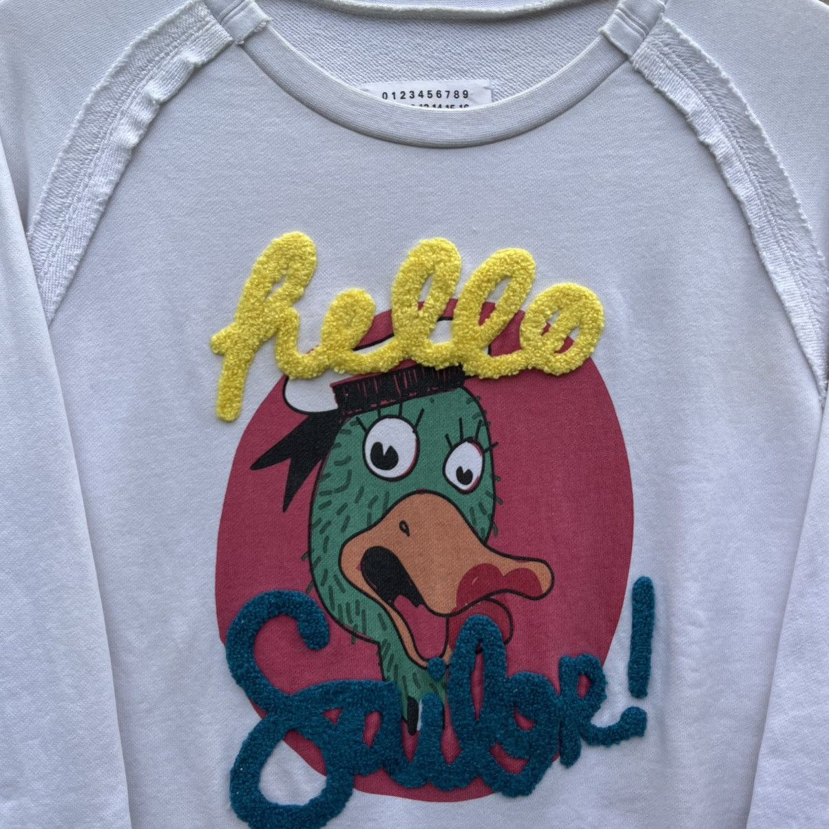 Maison Margiela Maison Margiela Sweatshirt Hello Sailor Size US L / EU 52-54 / 3 - 5 Thumbnail