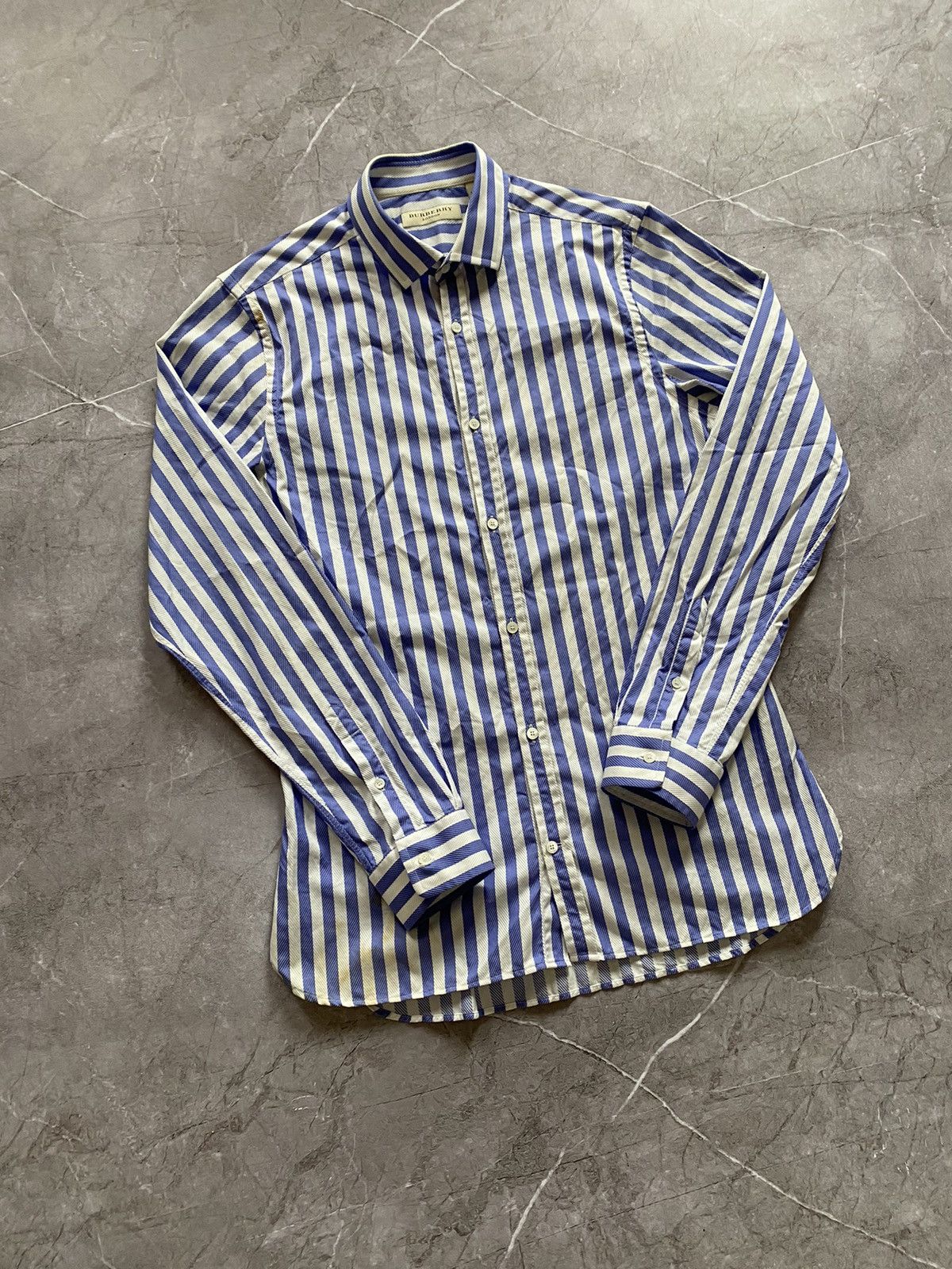 Burberry × Vintage Rare Y2K Burberry London Shirt Button Up Long sleeve Size US M / EU 48-50 / 2 - 1 Thumbnail