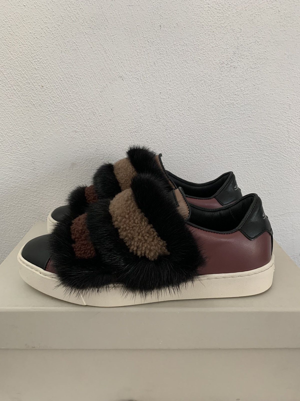 Santoni Santoni Sneakers Leather/Fur sneakers Size US 6.5 / IT 36.5 - 1 Thumbnail
