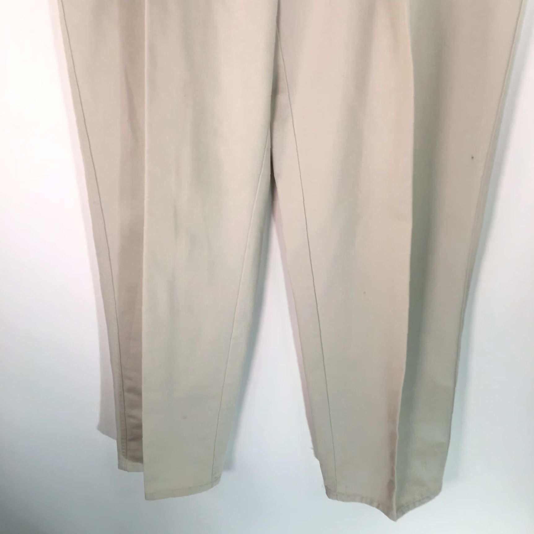 Savane Savane Men's White No Wrinkle Chino Dress Pants 36X34 Straight Leg Regular Fit Casual Size US 36 / EU 52 - 5 Thumbnail