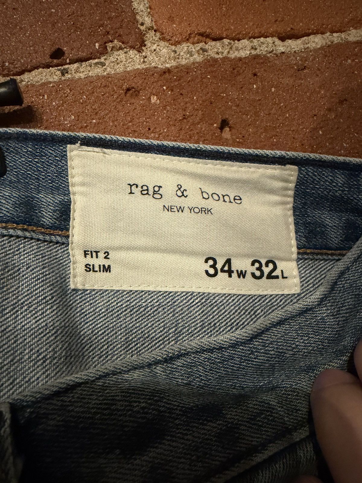 Rag & Bone Rag & Bone stone washed denim Fit 2 Slim Size US 34 / EU 50 - 5 Thumbnail