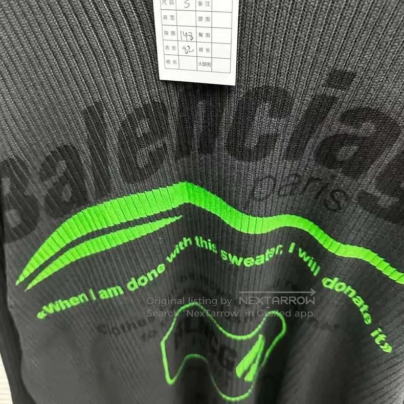 Balenciaga Balenciaga Eco-Friendly Coca-Cola Sweater Size US S / EU 44-46 / 1 - 3 Thumbnail