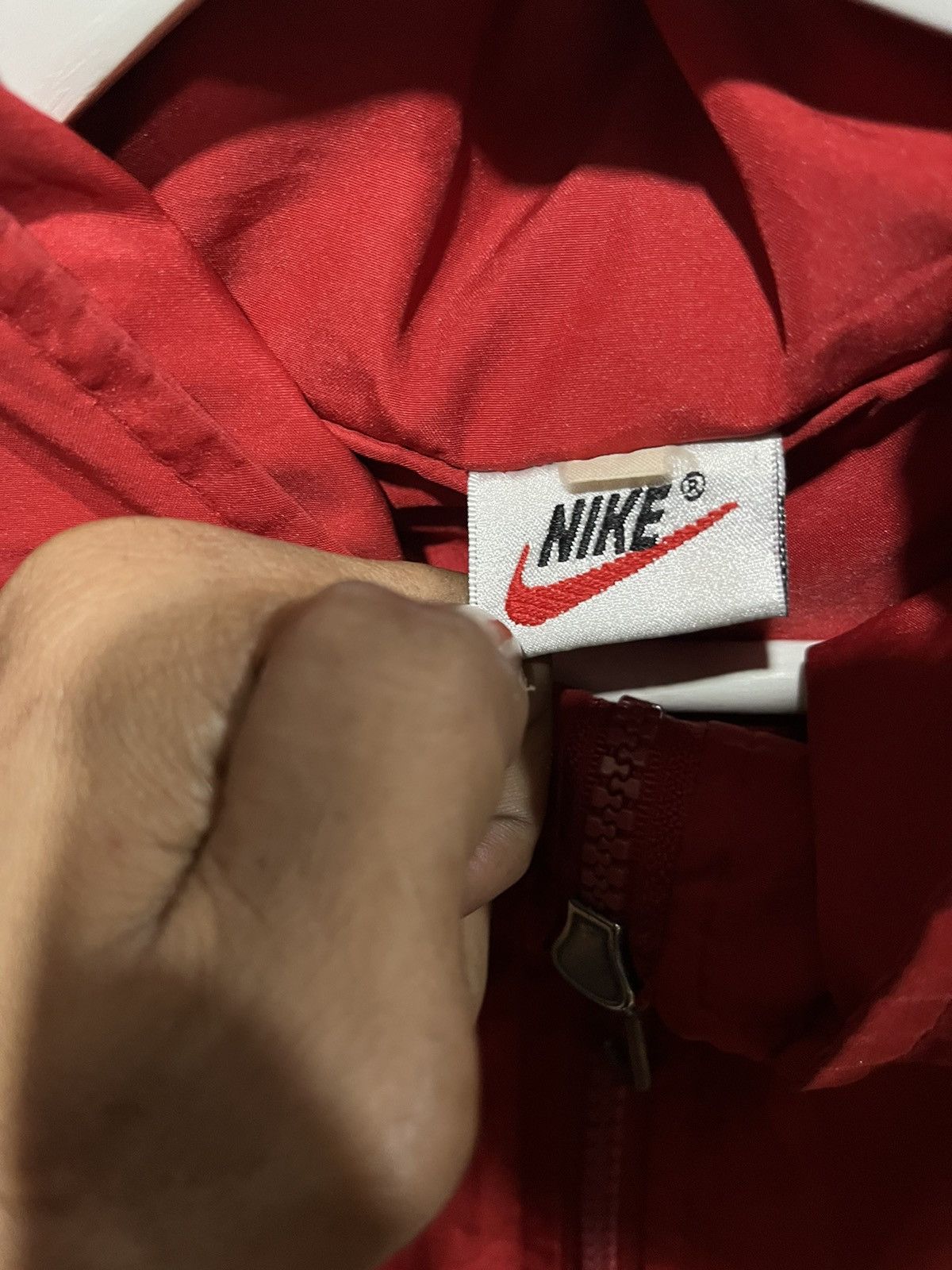 Nike × Vintage Nike Windbreaker Jacket Big Swoosh 90s Size US L / EU 52-54 / 3 - 7 Thumbnail