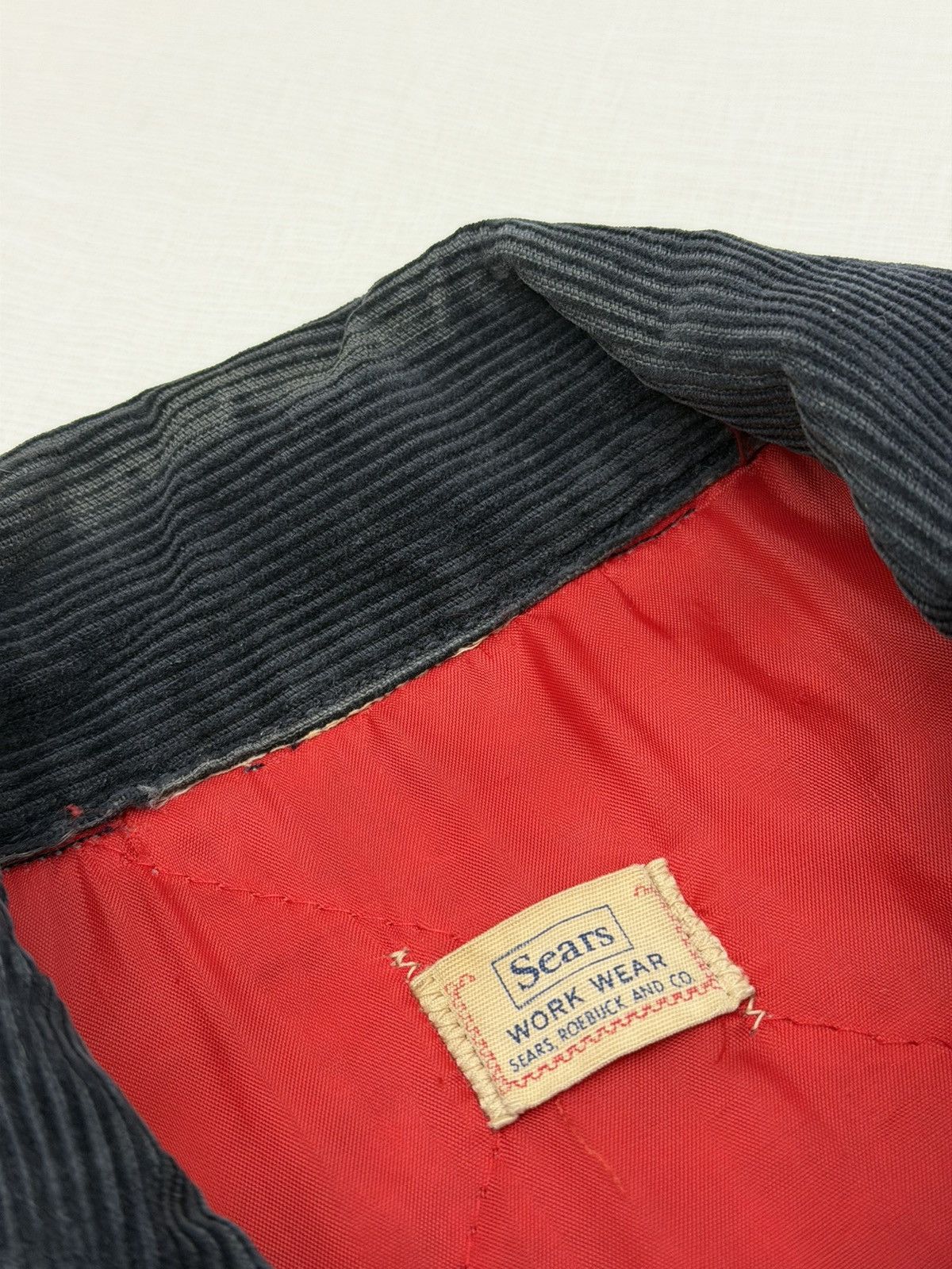 Sears Vintage 60s Sears Work Wear Denim Chore Quilt Lined Talon Size US L / EU 52-54 / 3 - 5 Thumbnail