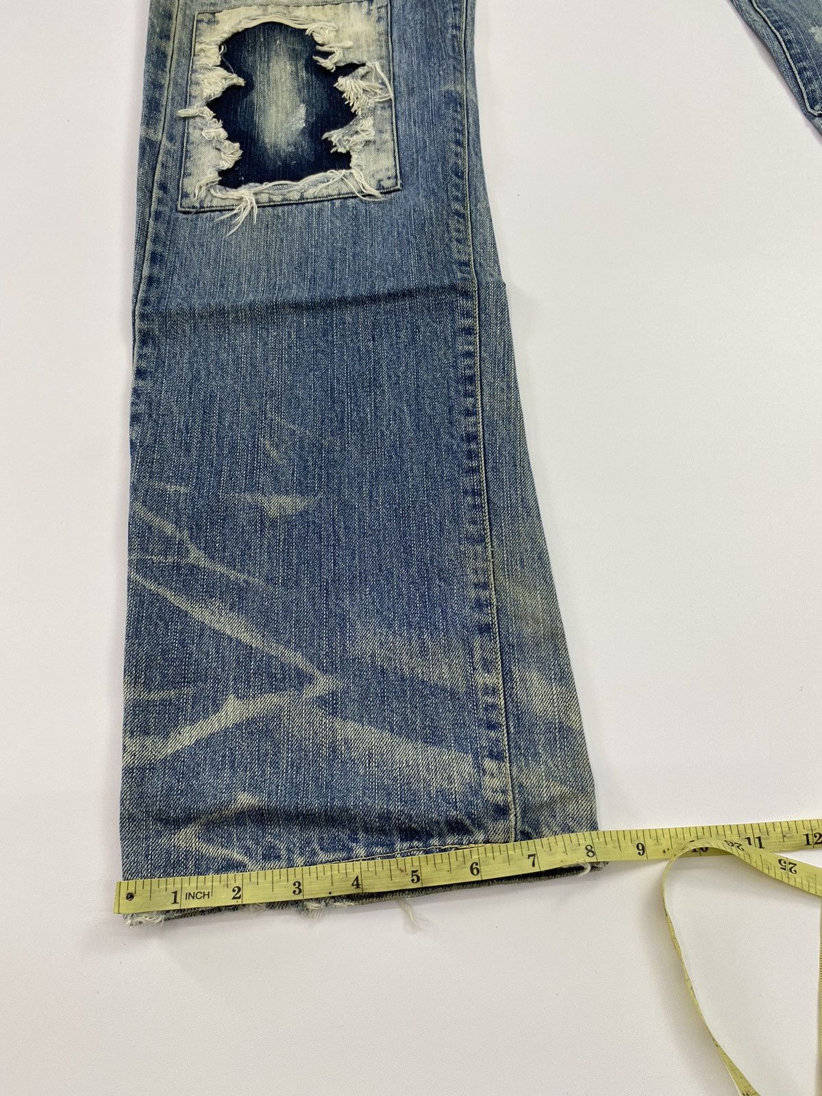 Jean × Vintage Selvedge patchwork jeans pant japanese brand Size US 30 / EU 46 - 14 Thumbnail