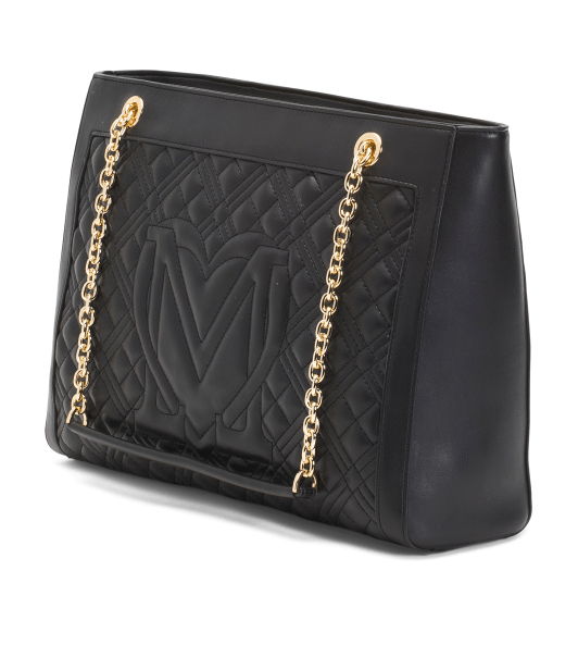 Love Moschino Love Moschino Borsa Quilted Tote Chain Shoulder Bag Black Size ONE SIZE - 4 Thumbnail