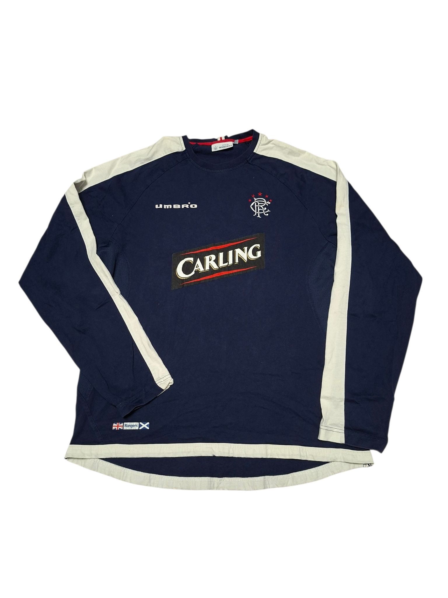 Umbro GLASGOW RANGERS UMBRO VINTAGE SOCCER LONG SLEEVE TEE Size US L / EU 52-54 / 3 - 1 Thumbnail