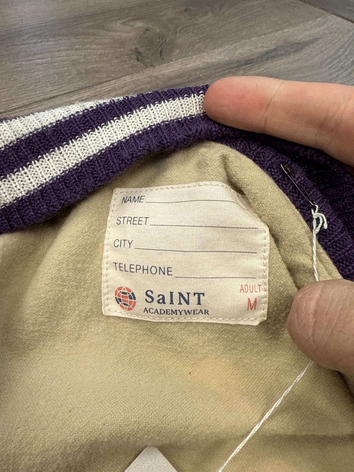 Saint Michael Saint Michael Sherman stadium jacket purple medium Size US M / EU 48-50 / 2 - 4 Thumbnail