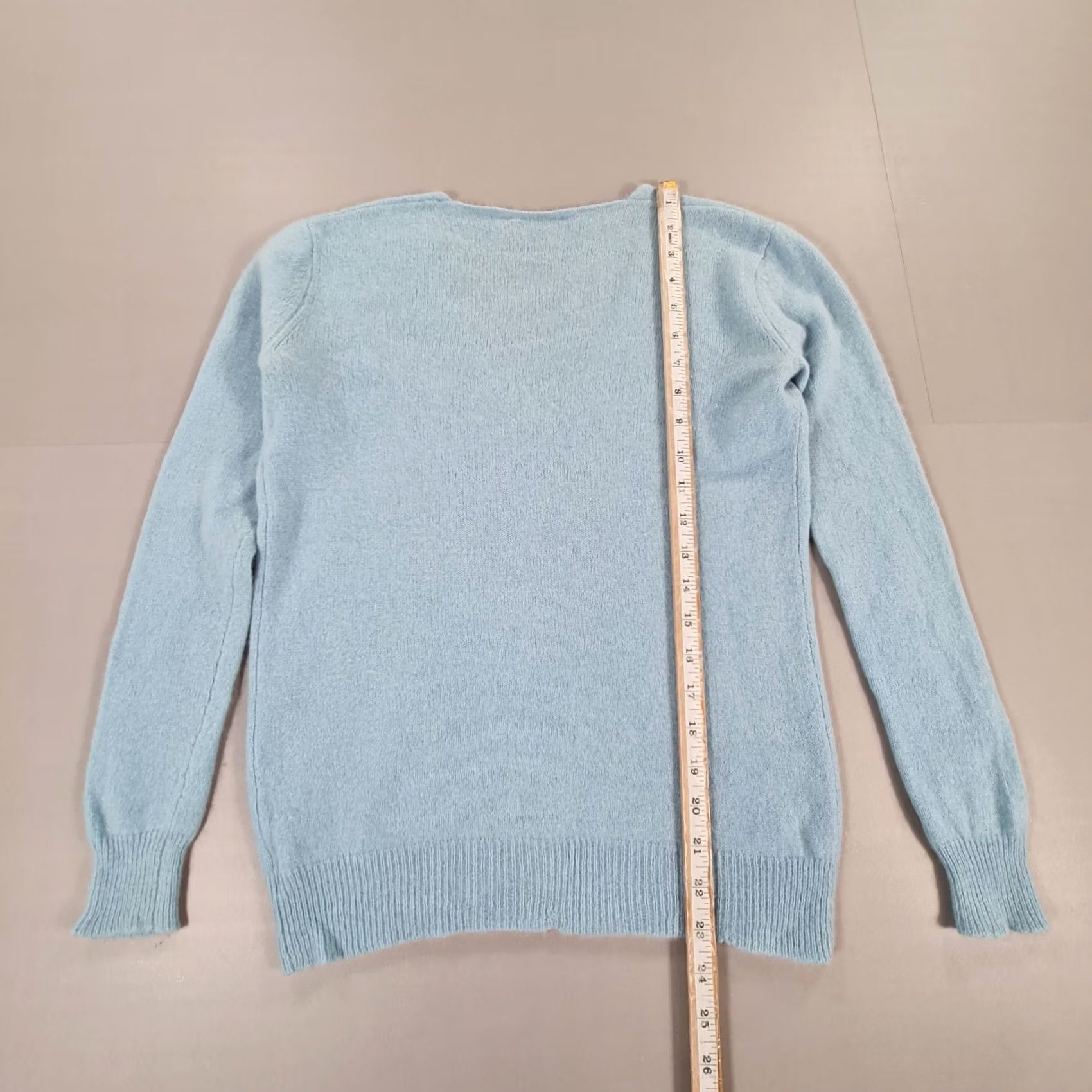 Theory Theory Womens Jumper Blue Small Pullover V Neck 100% Cashmere Knit Size S / US 4 / IT 40 - 7 Thumbnail