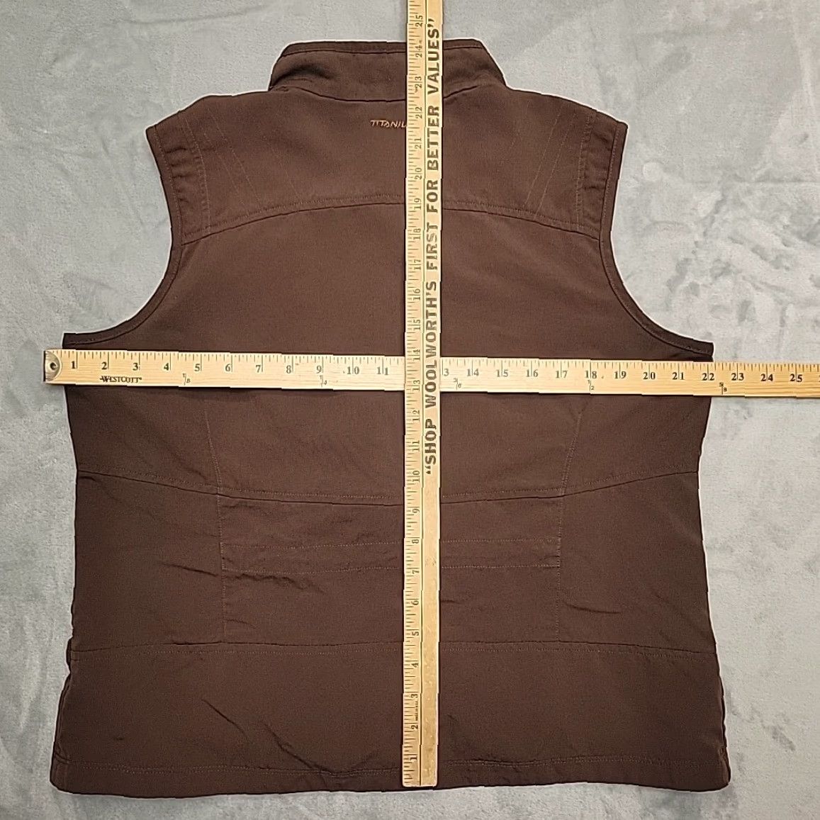 Vintage VINTAGE Columbia Vest Womens XL Brown Titanium Omni Dry Lightweight Performance Size XL / US 12-14 / IT 48-50 - 7 Thumbnail