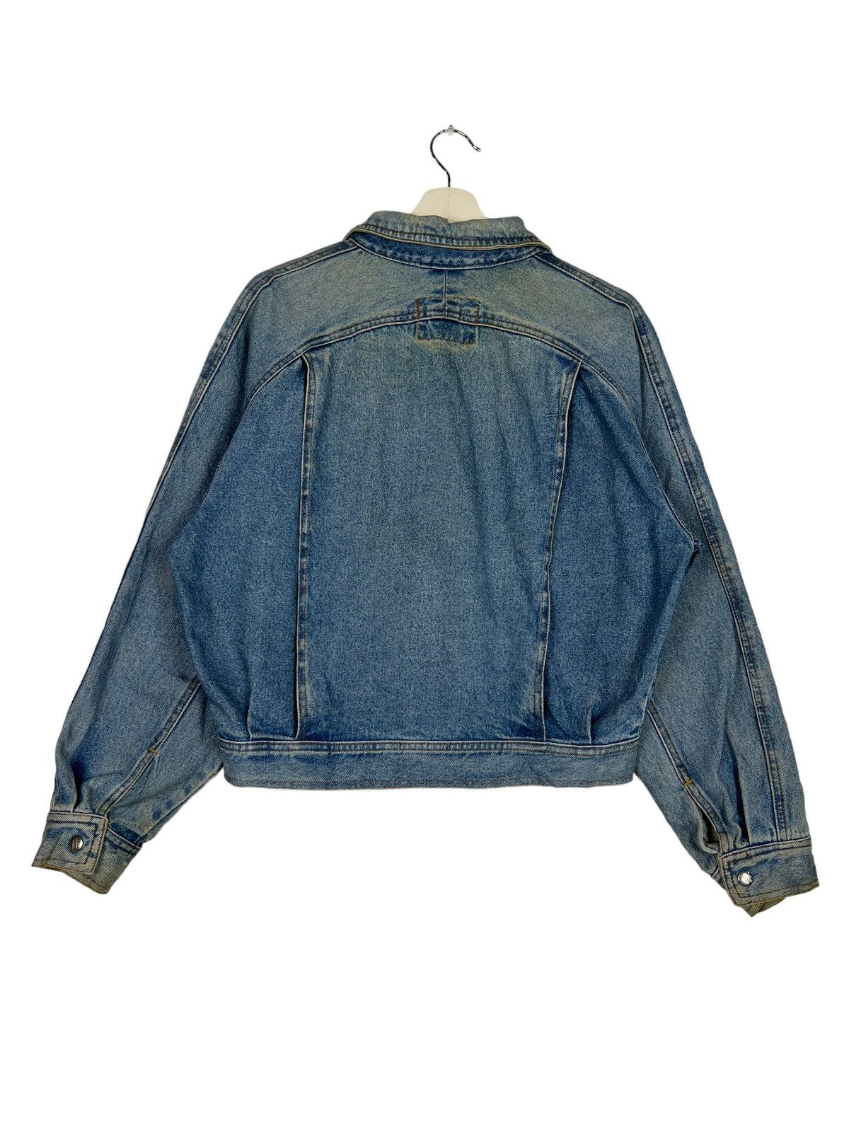 Japanese Brand 🔥 VINTAGE MOTESI DENIM CROP JACKET Size US M / EU 48-50 / 2 - 8 Thumbnail