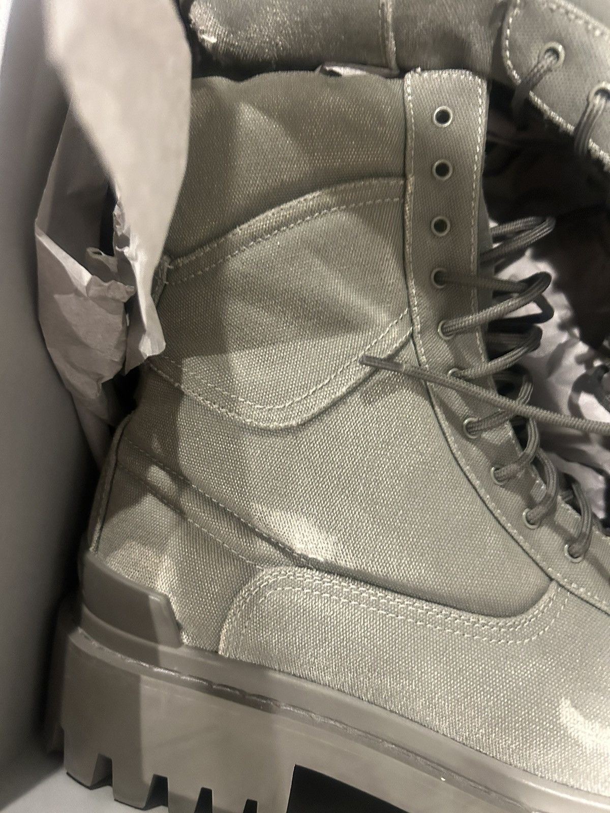 Balenciaga Balenciaga green strike boots canvas Size US 13 / EU 46 - 4 Thumbnail