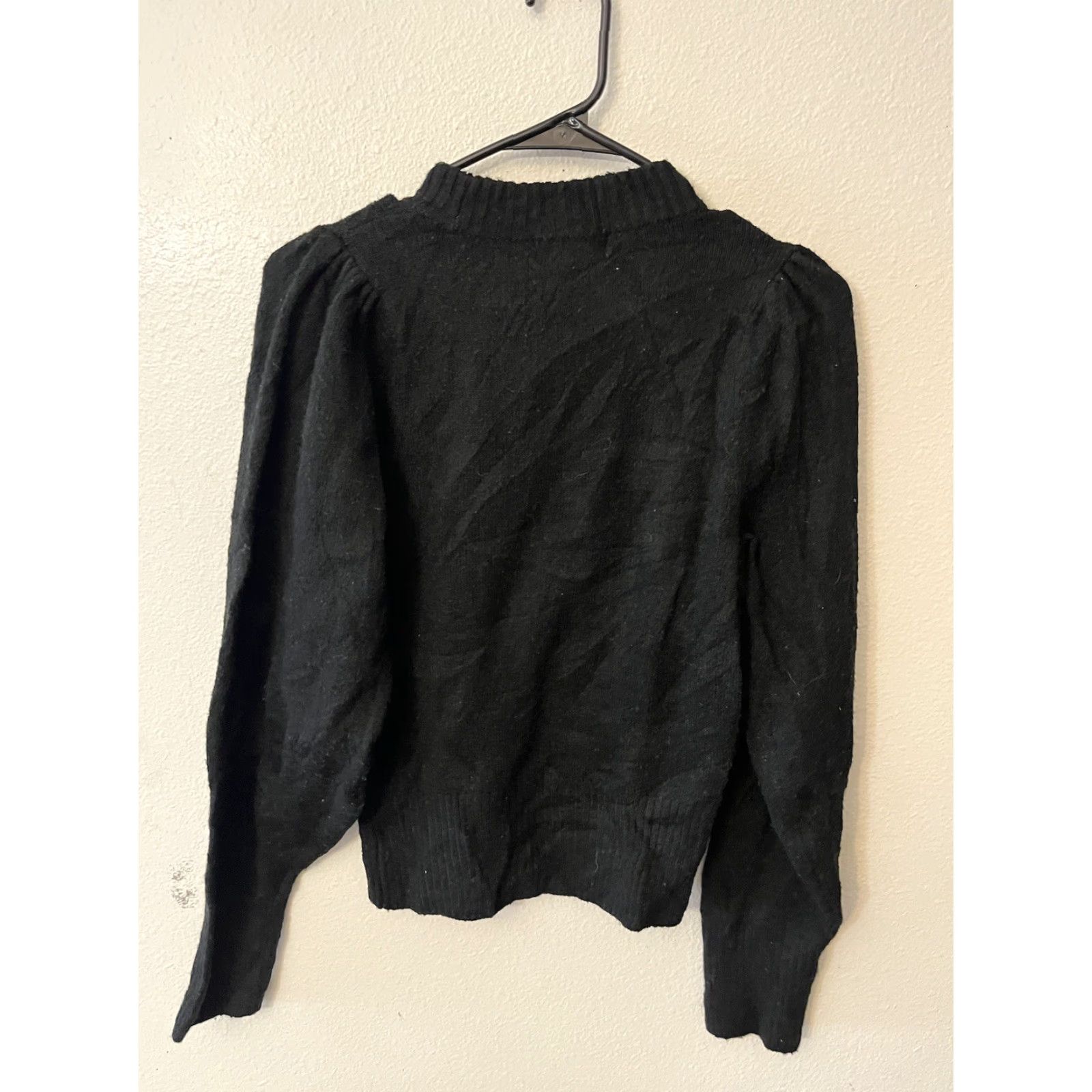 H&M H&M Womens Sweater Black Long Sleeve Crew Neck XXS Acrylic Blend Pullover Size XXS / US 00 / IT 34 - 2 Thumbnail